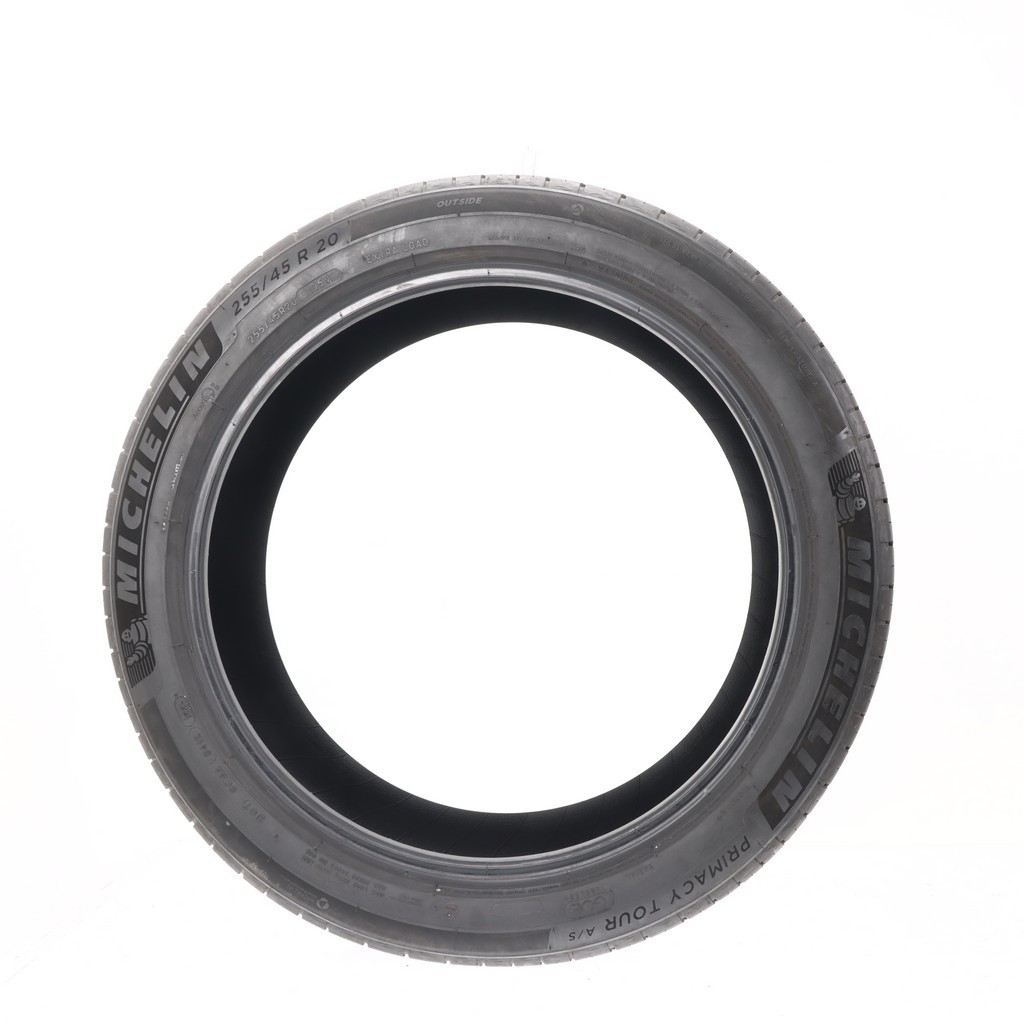Set of (4) Used 255/45R20 Michelin Primacy Tour A/S GOE Acoustic 105V – 6.5-7/32