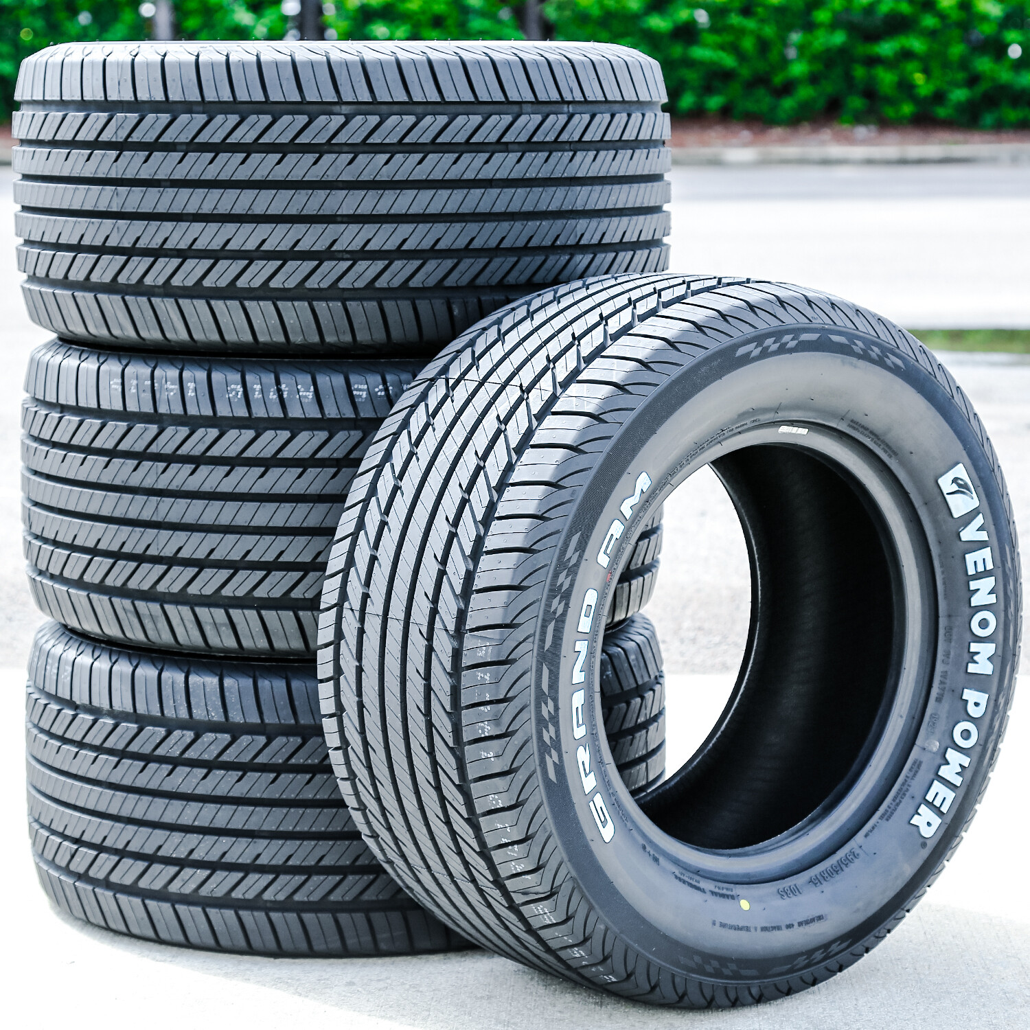 2 Tires Venom Power Grand AM 295/50R15 108S AS A/S All Season