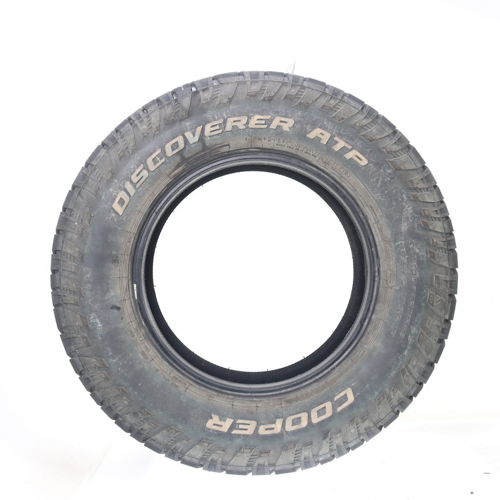 Set of (4) Used LT 245/75R17 Cooper Discoverer ATP II 121/118S – 12.5-13.5/32