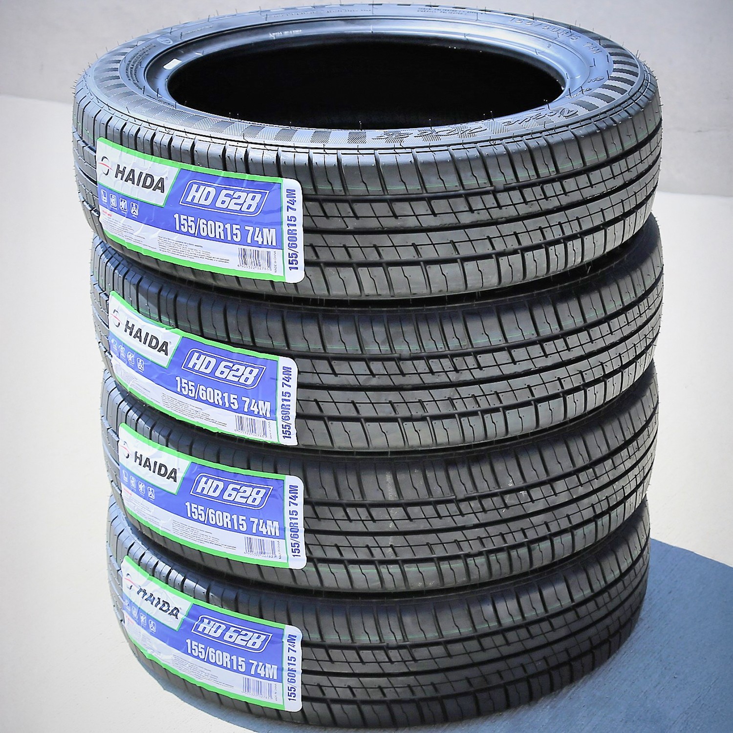 2 Tires 155/60R15 74M Haida Vogue HD628 AS A/S All Season