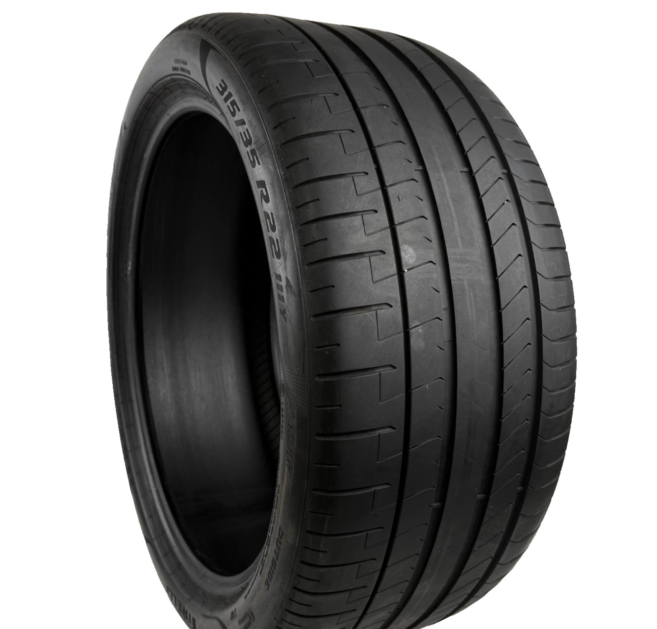Used 315/35R22 Pirelli P Zero PZ4 Run Flat 111Y 7/32 (DOT 23)