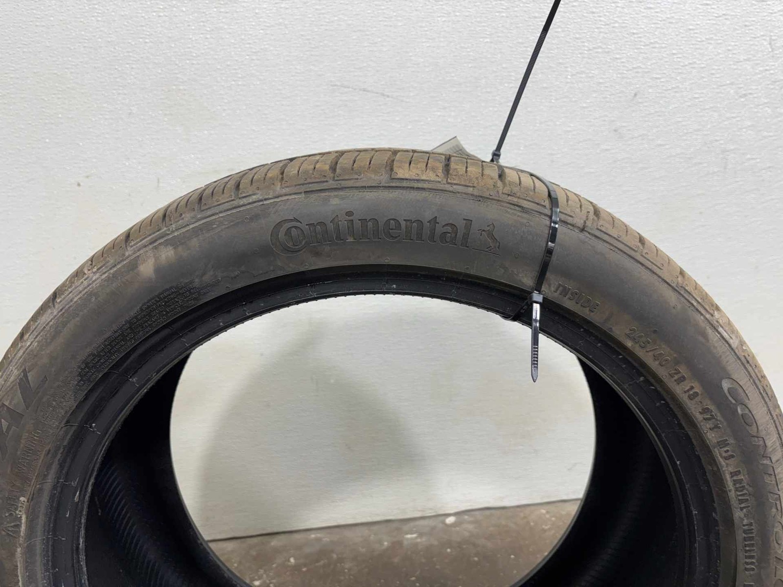 Set of 2 245/40ZR18 Continental ControlContact Sport SRS Plus 97Y Used Tire 6/32