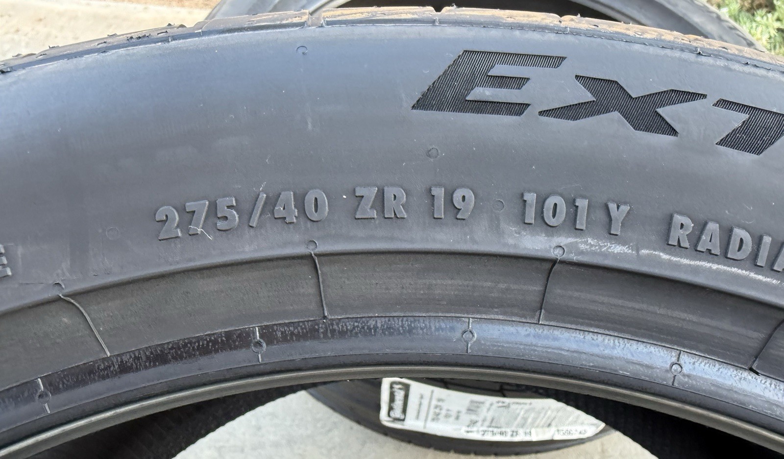 TWO BRAND NEW 275/40ZR19 Continental ExtremeContact Sport Like Michelin Sport 4S