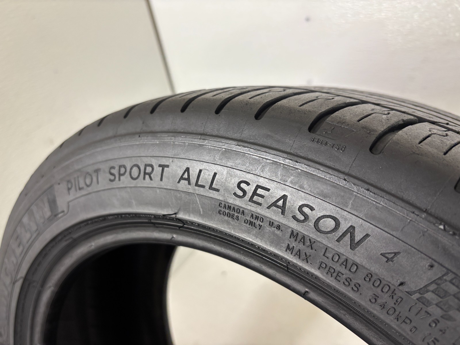 1 Tire 245 45 18 Michelin Pilot Sport A/S 4 (60-70% Tread Left) NO REPAIRS 100Y