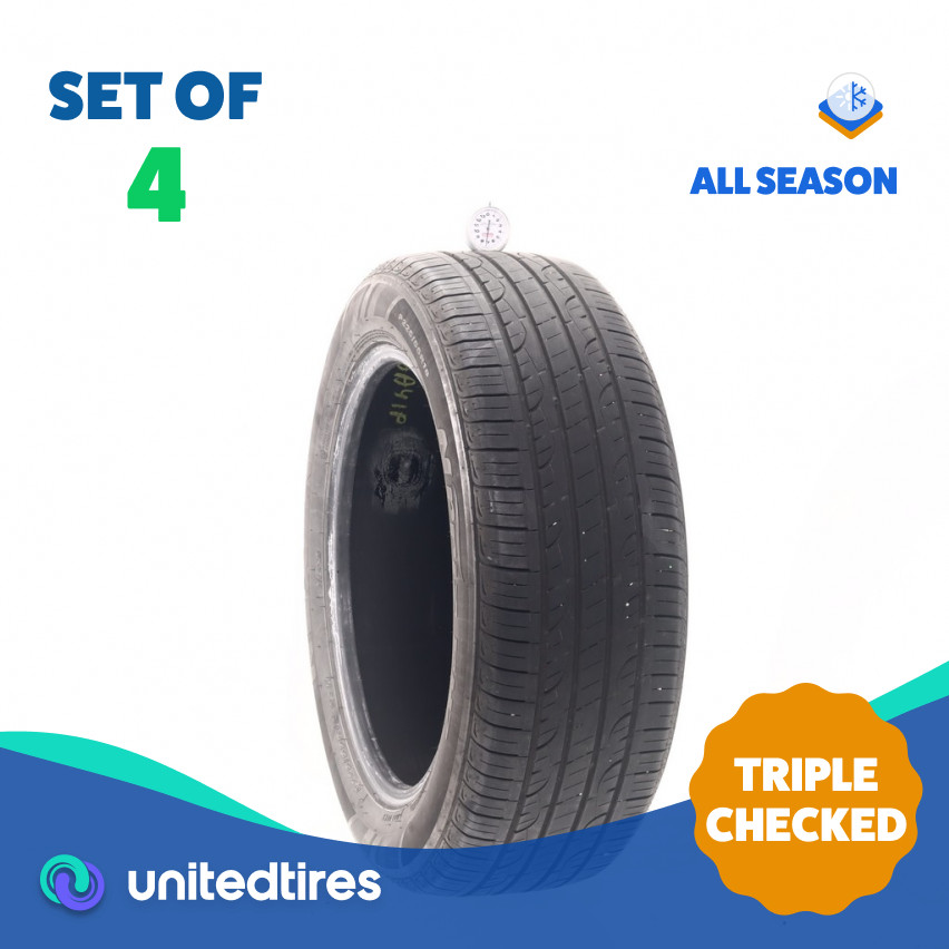 Set of (4) Used 225/55R18 Nexen N’Priz RH7 97H – 7-8.5/32 (11UUW)