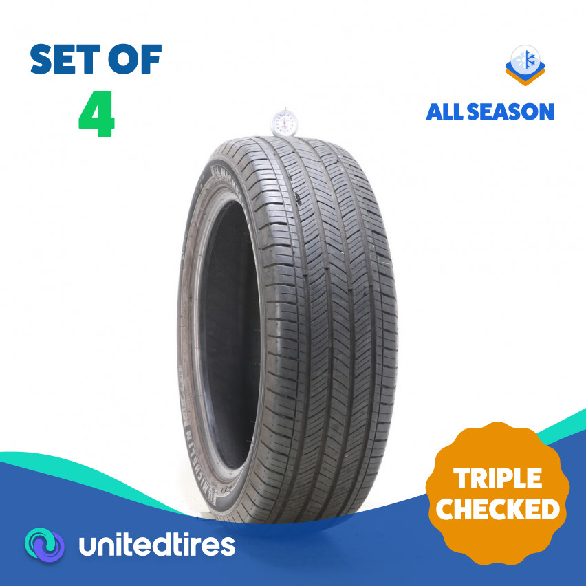 Set of (4) Used 225/55R19 Michelin Primacy A/S 103H – 6.5-7/32