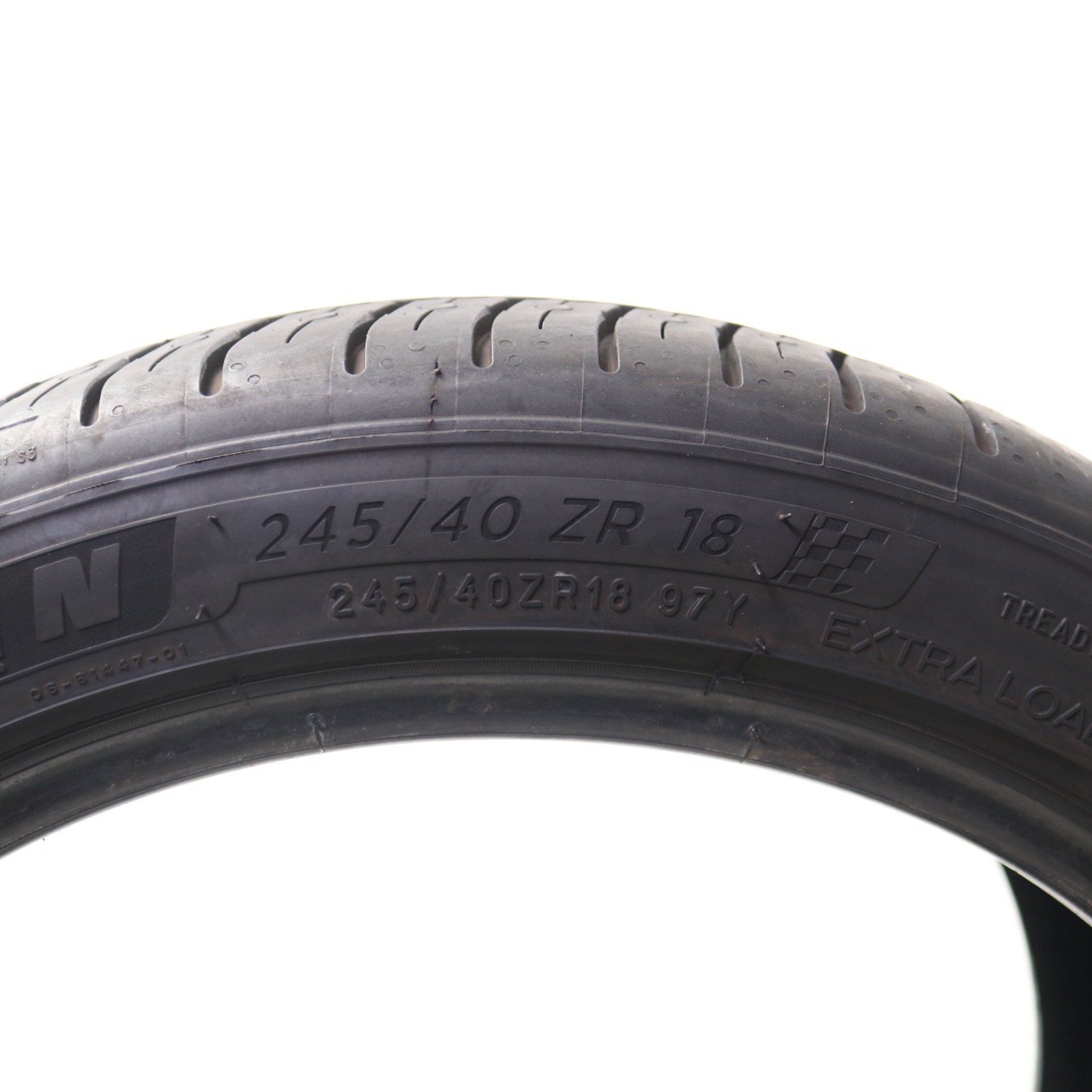 Set of 2 Used 245/40ZR18 Michelin Pilot Sport All Season 4 – 97Y – 8/32