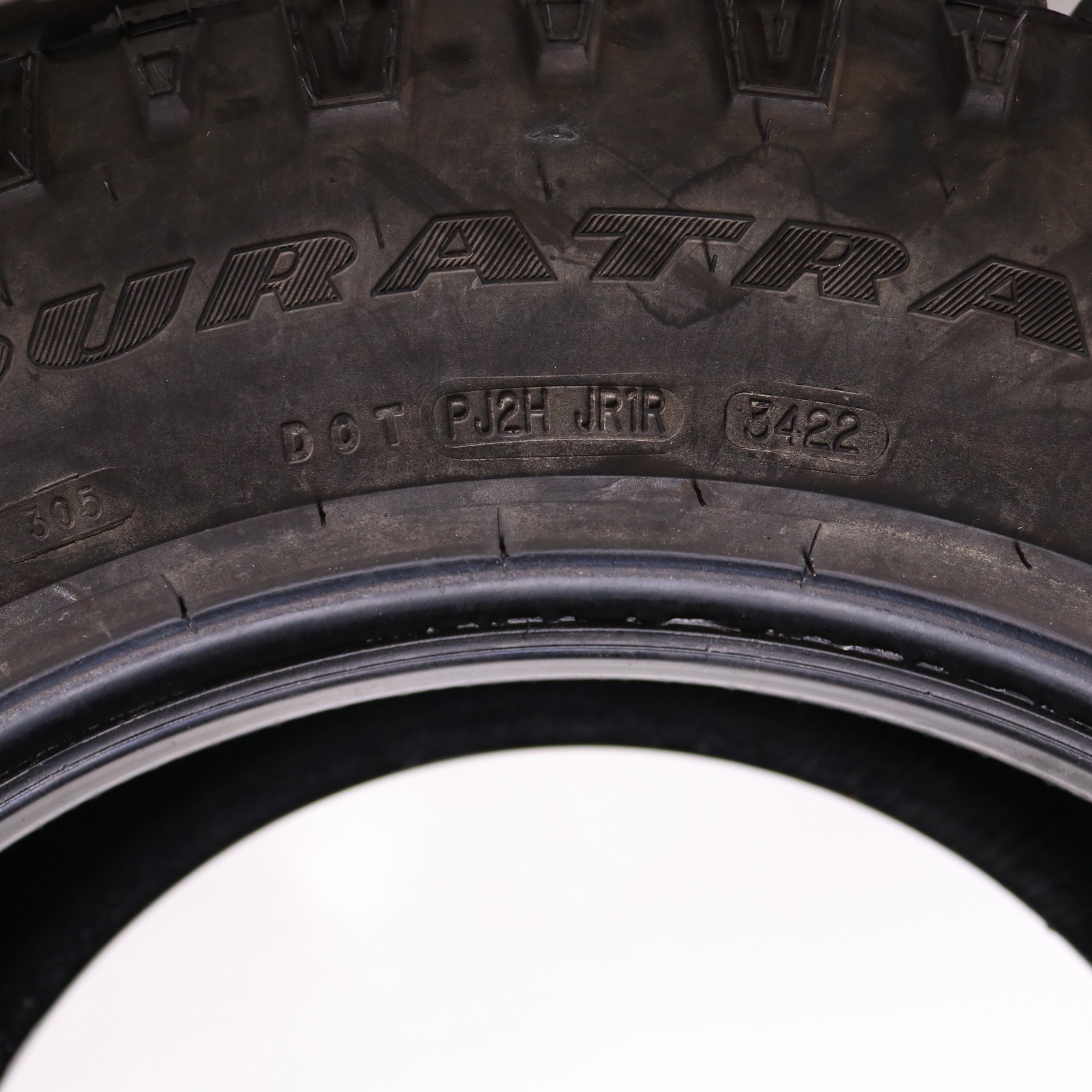 Set of 2 Used 265/65R17 Goodyear Wrangler Duratrac – 112S 9.5-10.5/32 No Repairs
