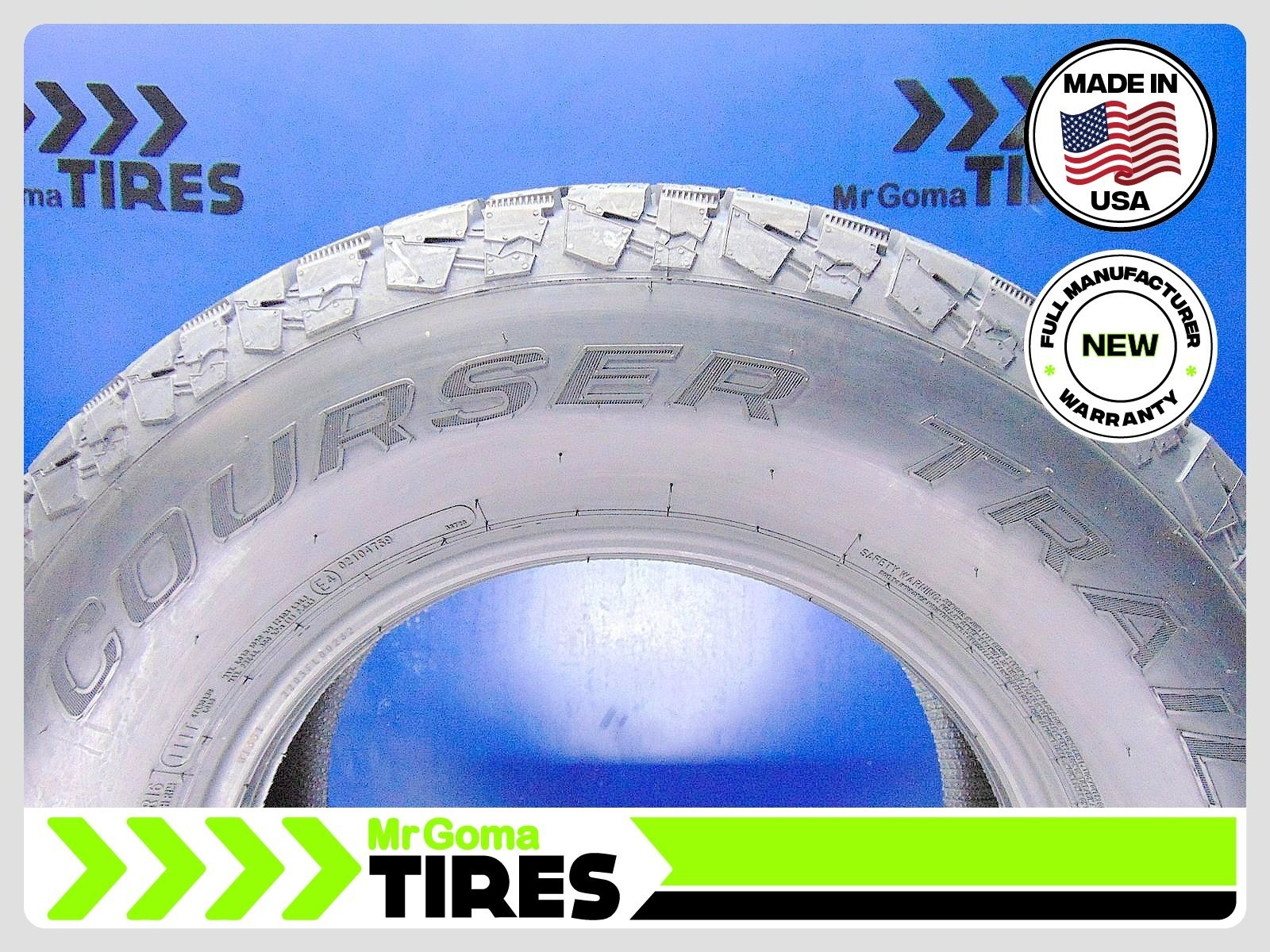 4 BRAND NEW COOPER MASTERCRAFT COURSER TRAIL 245/75R16 TIRES 111T 2457516