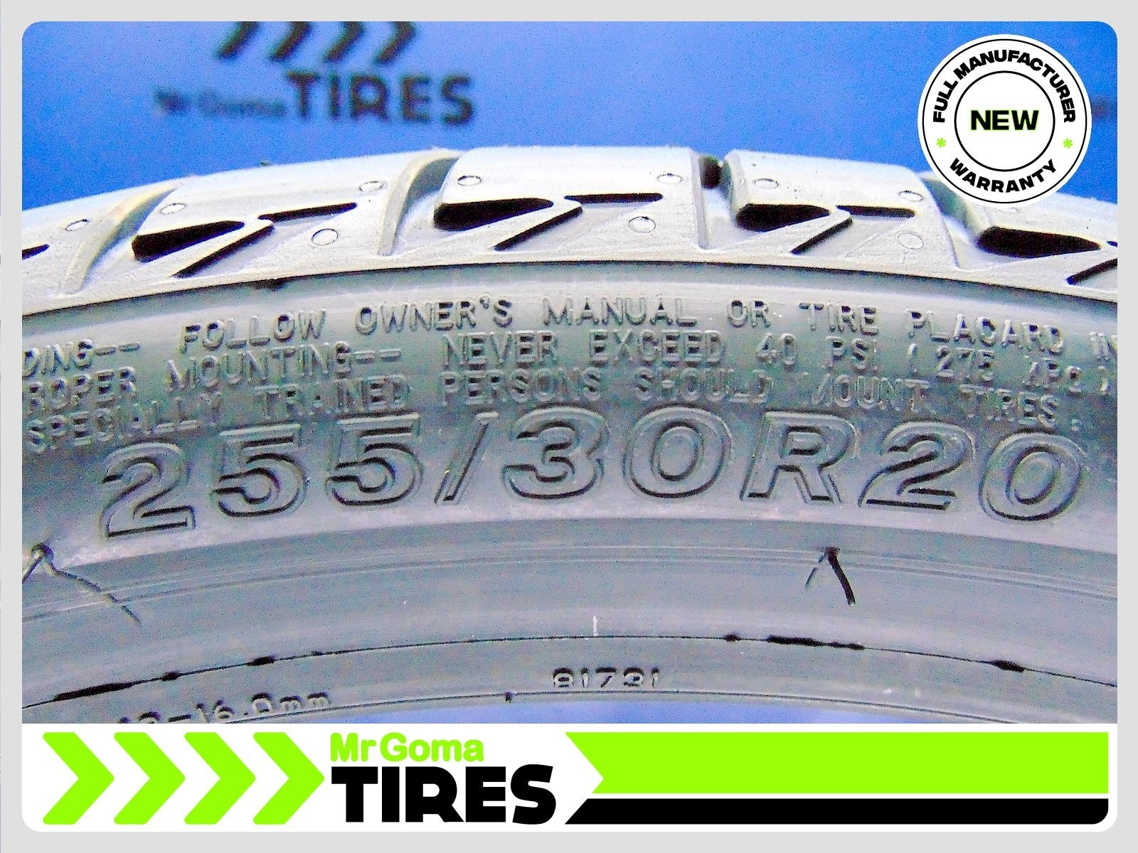 2 BRAND NEW 255/30R20 BRIDGESTONE TURANZA T005 RFT XL TIRES Run flat 2553020