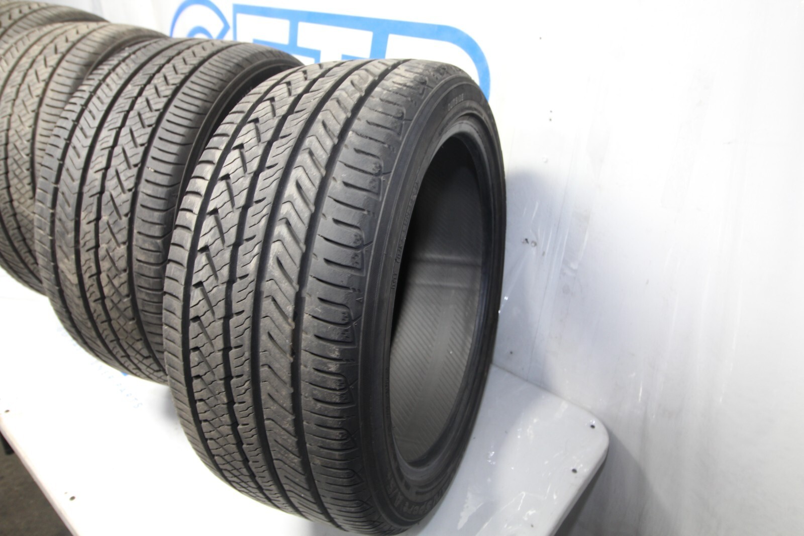 YOKOHAMA ADVAN SPORT AS+ 245/40R18 97Y DOT 34/21 9/32NDS TREAD REMAINING TIRES
