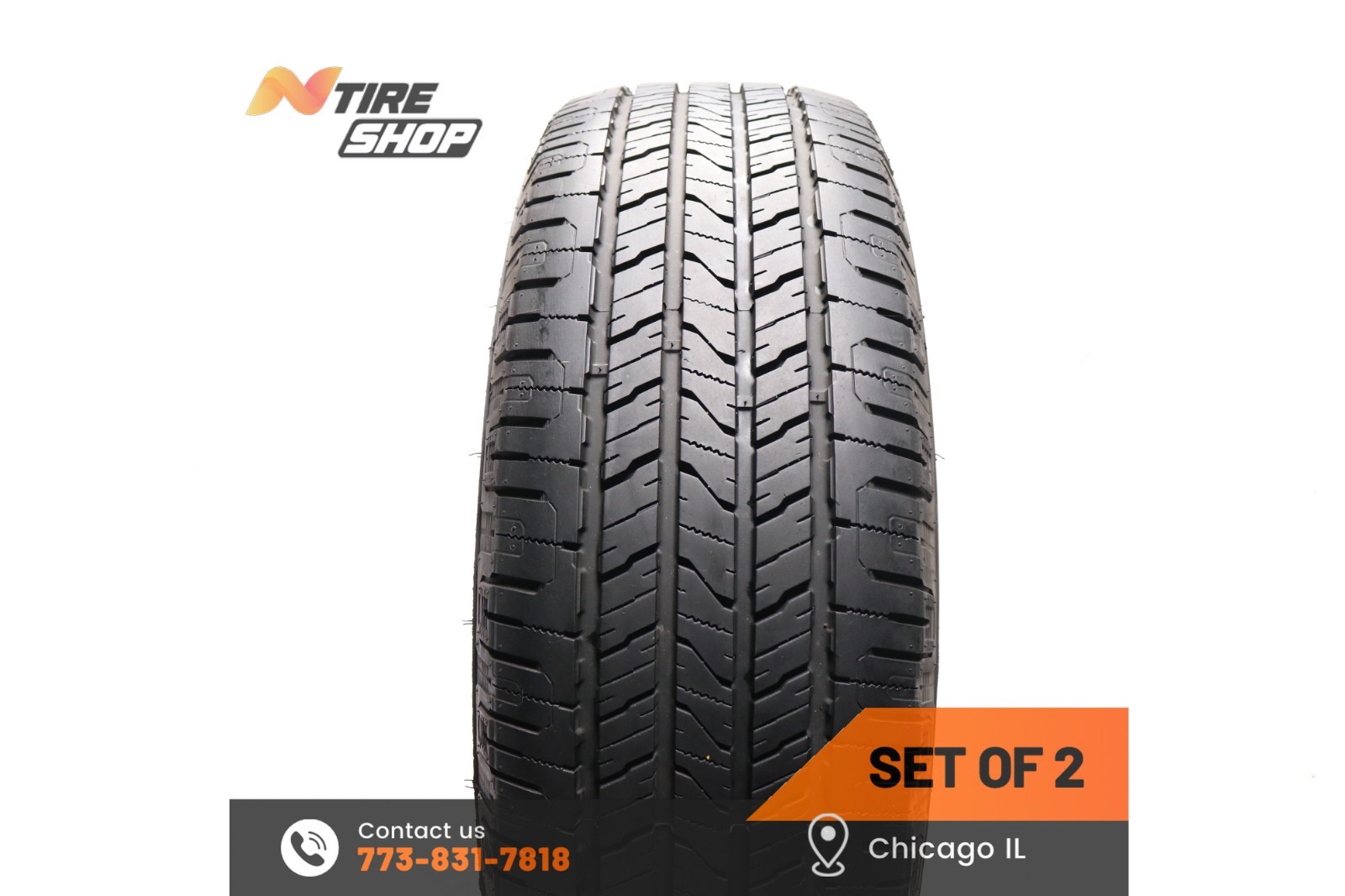 Set of 2 Used 265/70R17 Laufenn X Fit HT – 115T – 9-10/32 No Repairs