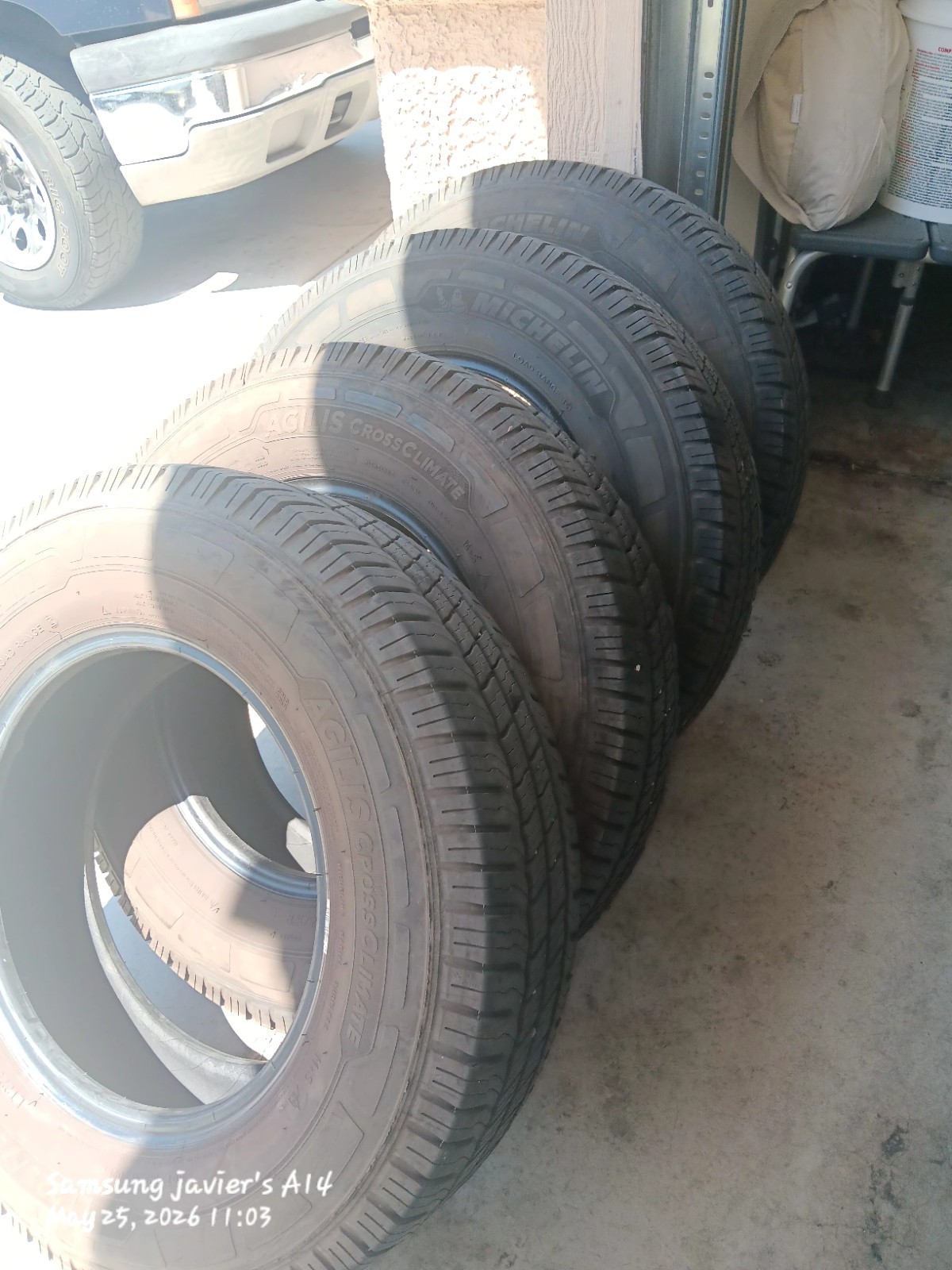 Set Of 4 Michellin 225/75/16 Load Range E Agylys Tires..real Nice Shape.2024dot