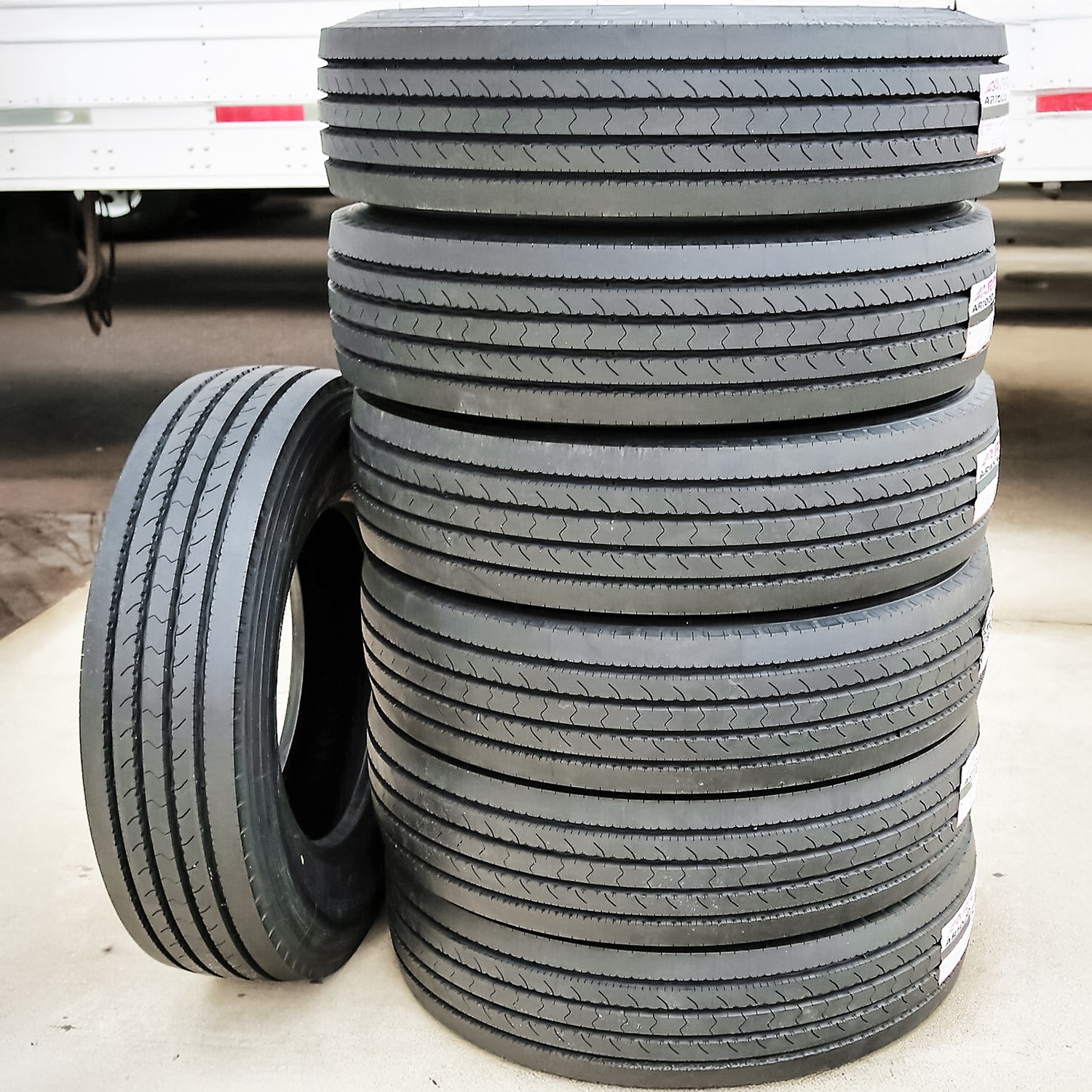 6 Tires 255/70R22.5 Arroyo AR1000 All Steel Steer Commercial Load H 16 Ply