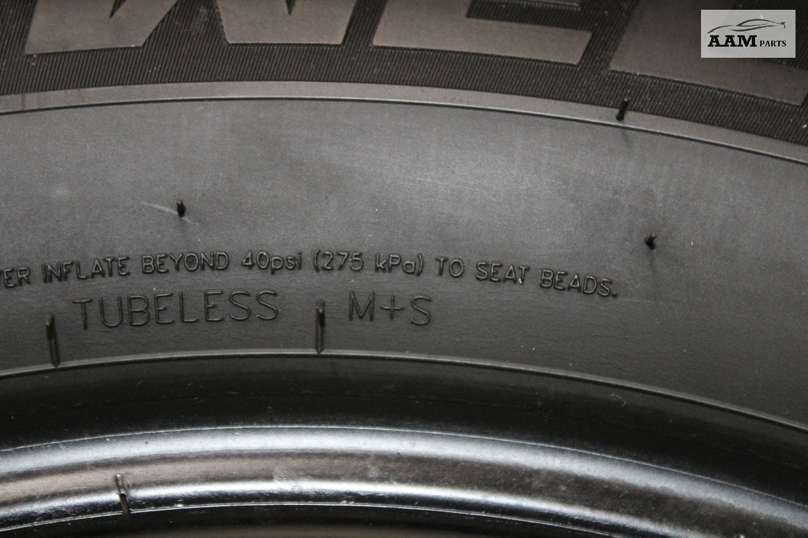 2018-2021 CHEVROLET BOLT EV WHEEL TIRE 255/60R17 99H PRIMEWELL M+S 9/32 NDS OEM