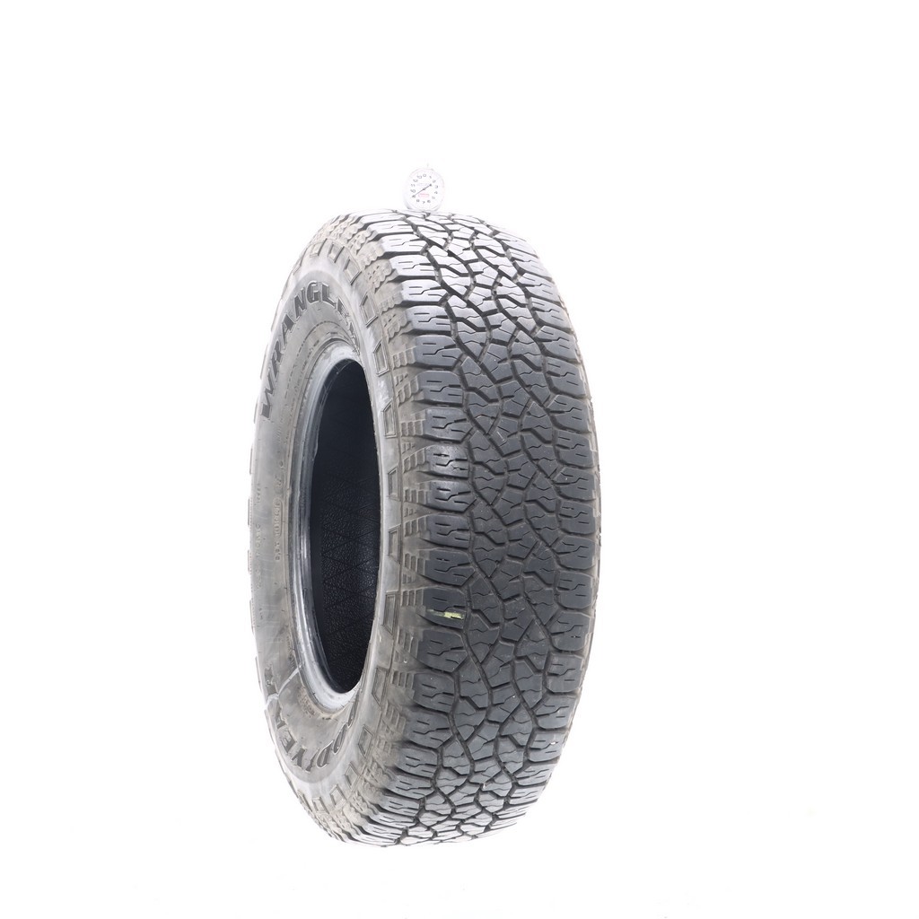 Set of (4) Used 235/75R15 Goodyear Wrangler Trailrunner AT 105S – 9-10/32