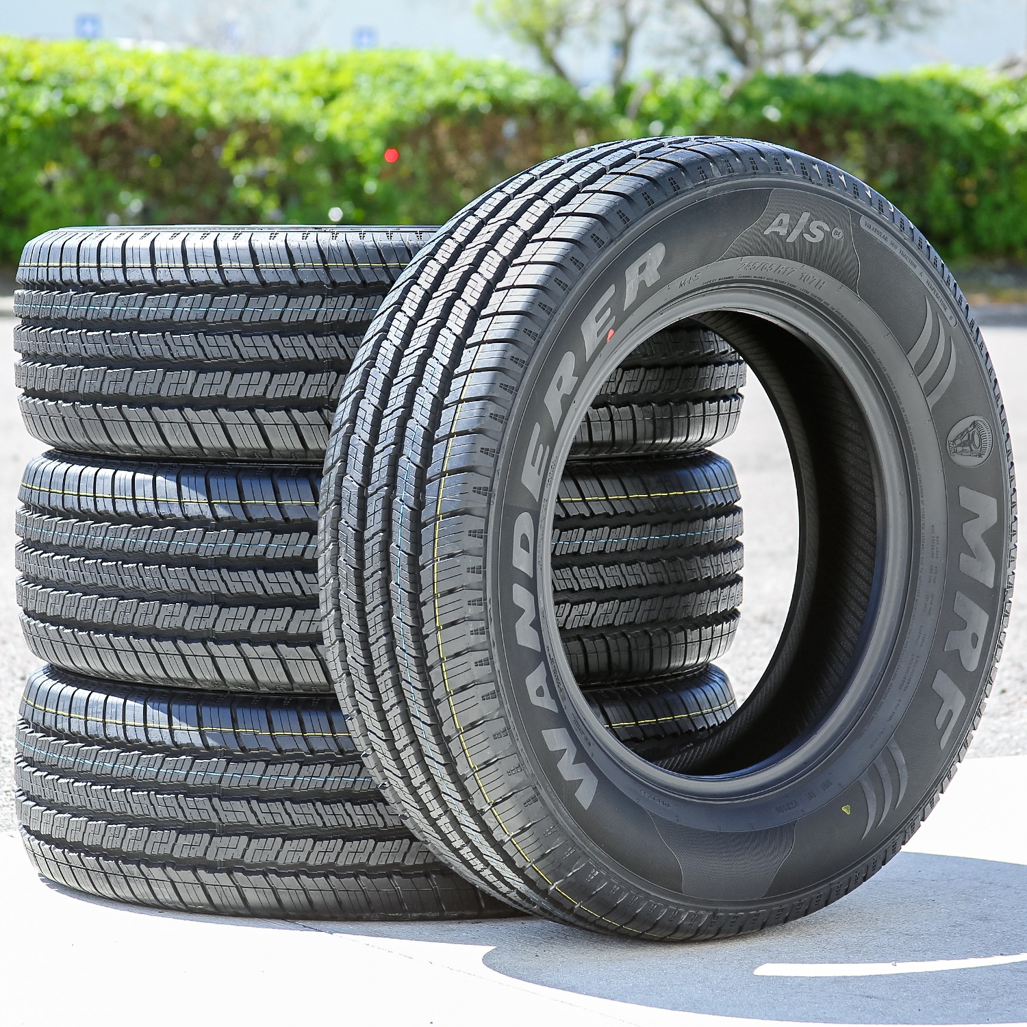 2 Tires MRF Wanderer A/S B4 245/65R17 107H AS All Season