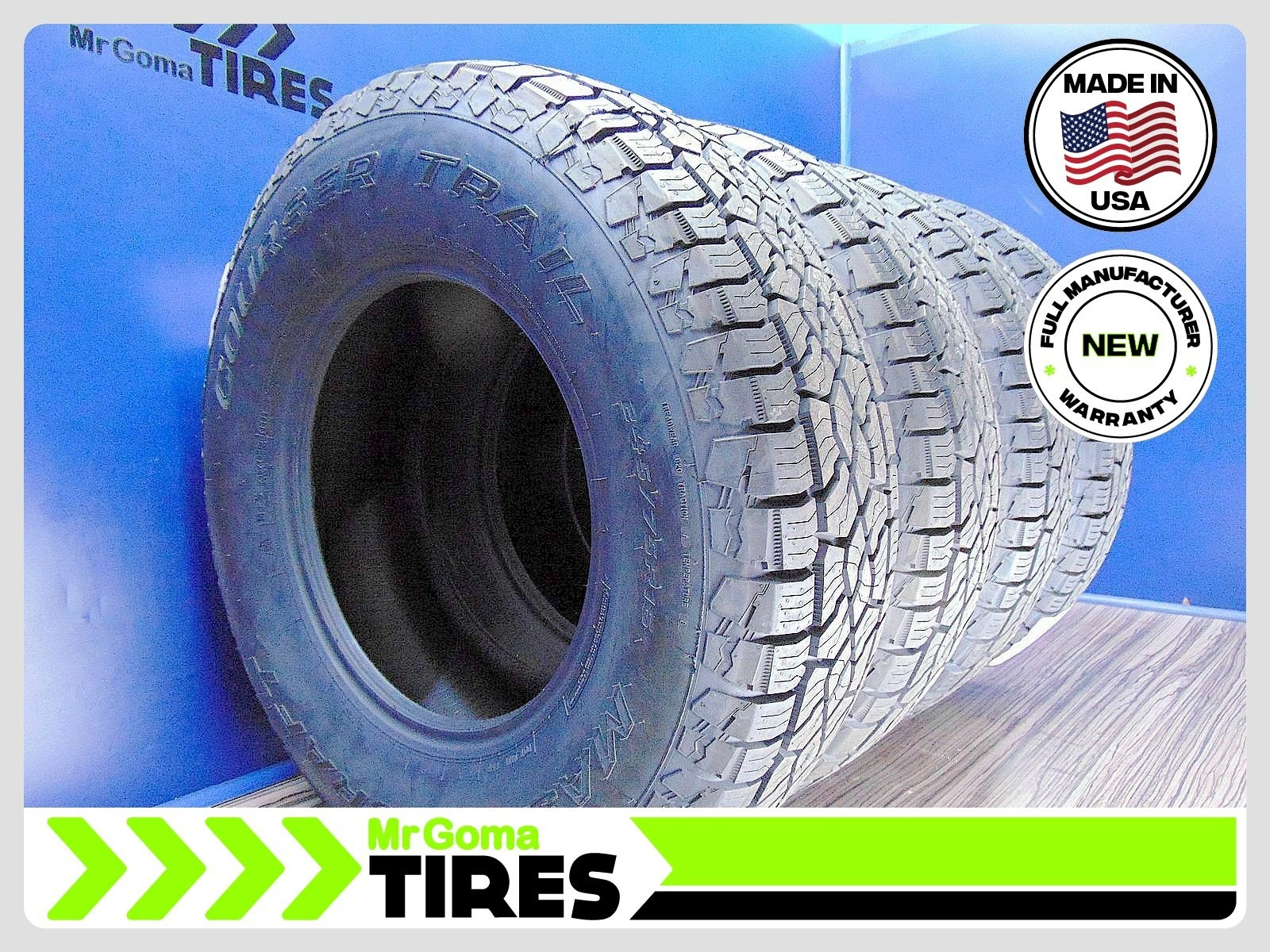 4 BRAND NEW COOPER MASTERCRAFT COURSER TRAIL 245/75R16 TIRES 111T 2457516