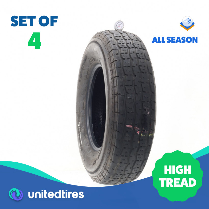 Set of (4) Used ST 235/80R16 Westlake Super ST 124/120L – 8.5-9.5/32