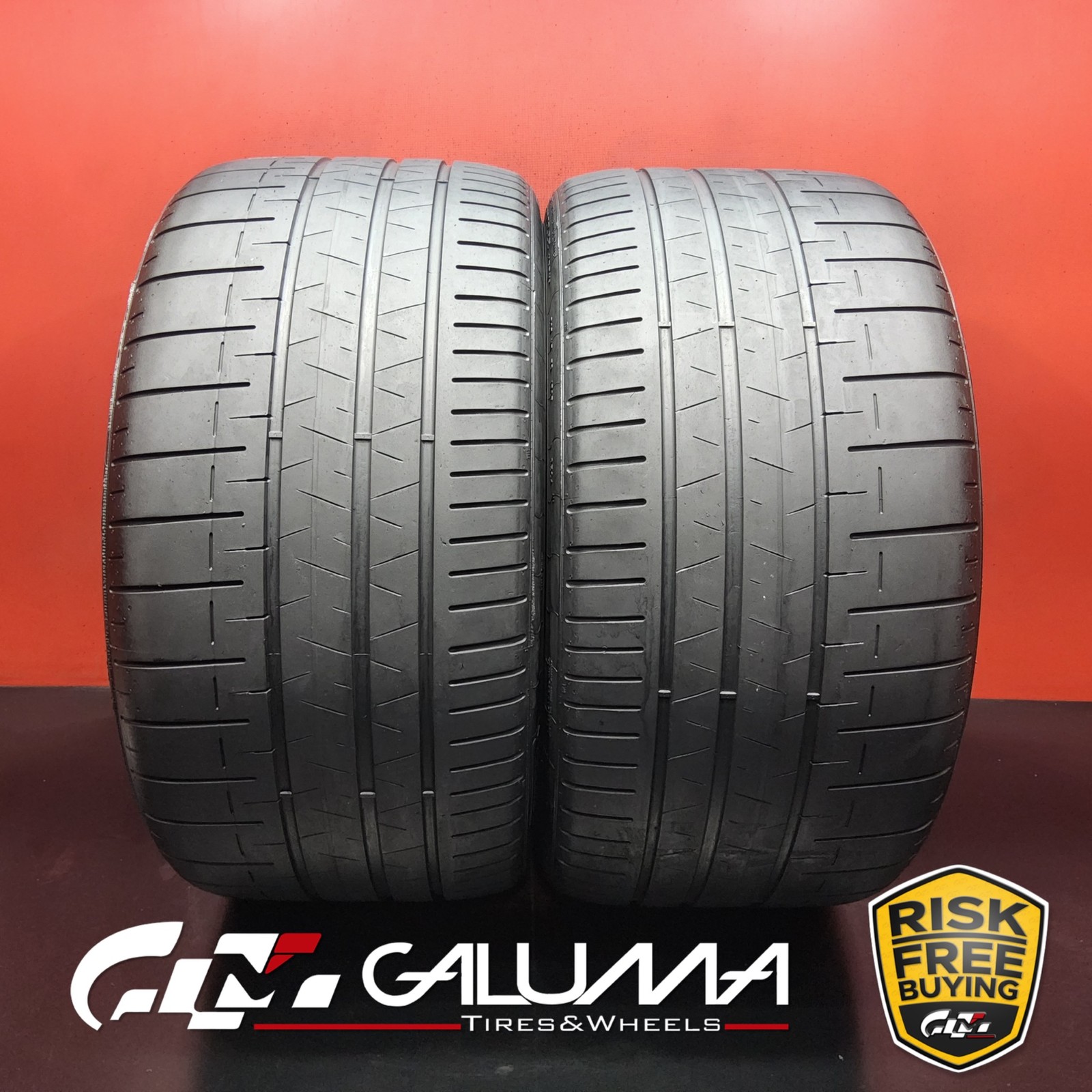 Set of 2 Tires Pirelli P Zero CORSA PZC4 315/30ZR22 315/30/22 No Repairs #89107