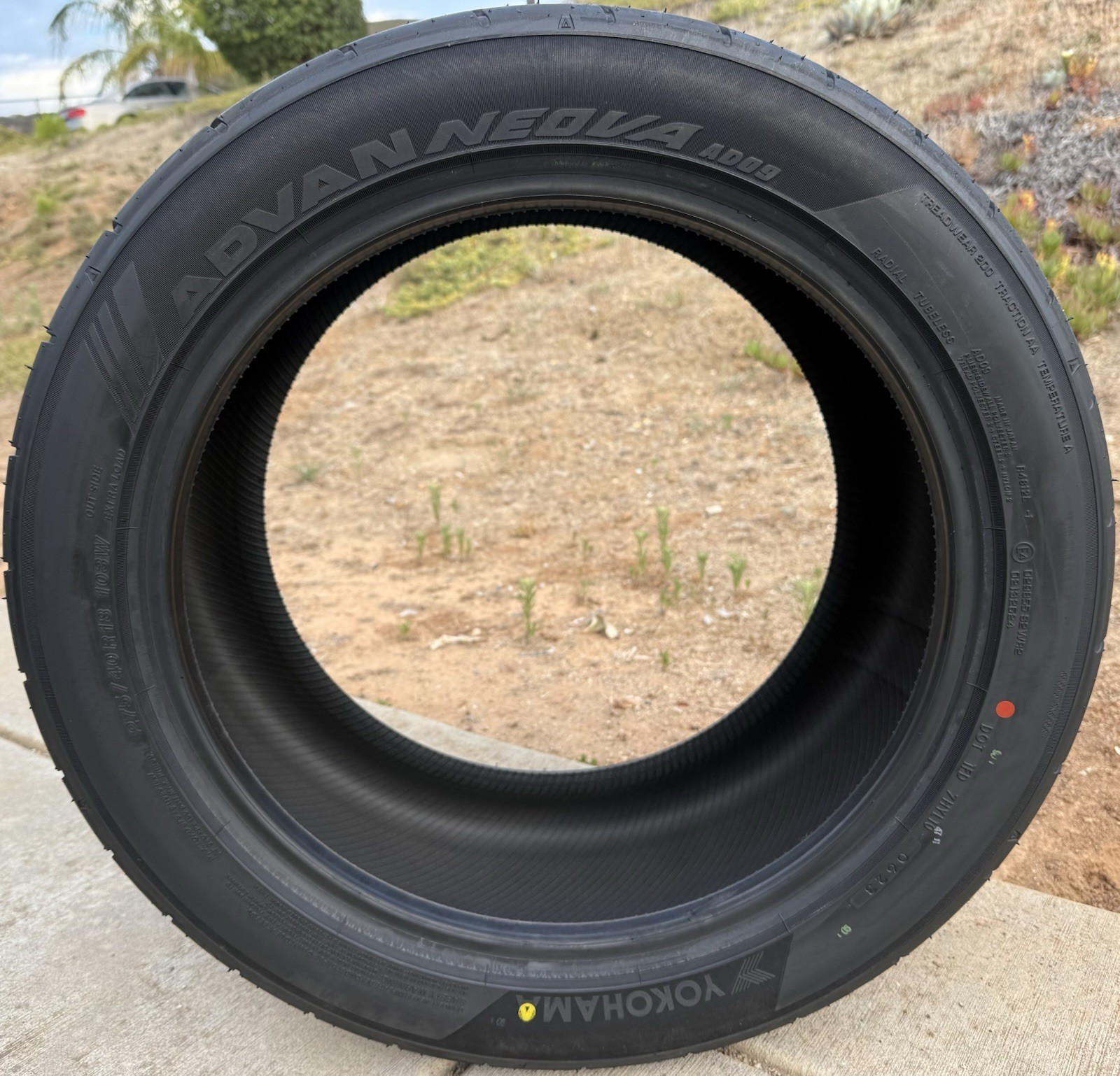 TWO BRAND NEW 275/40R18 103W Yokohama ADVAN NEOVA AD09 Tires Like Michelin Cup 2