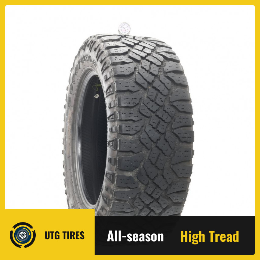 Used LT 305/55R20 Goodyear Wrangler Duratrac 121/118Q – 12/32