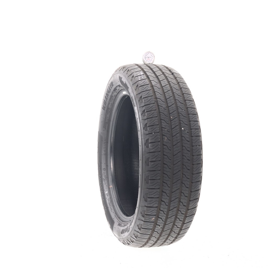 Set of (4) Used 225/55R19 Goodyear Wrangler Territory HT 103H – 9-10.5/32