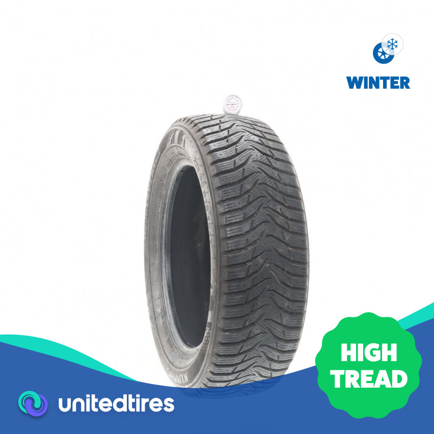 Used 225/60R18 Kumho WinterCraft SUV Ice WS31 Studdable 104T – 10/32