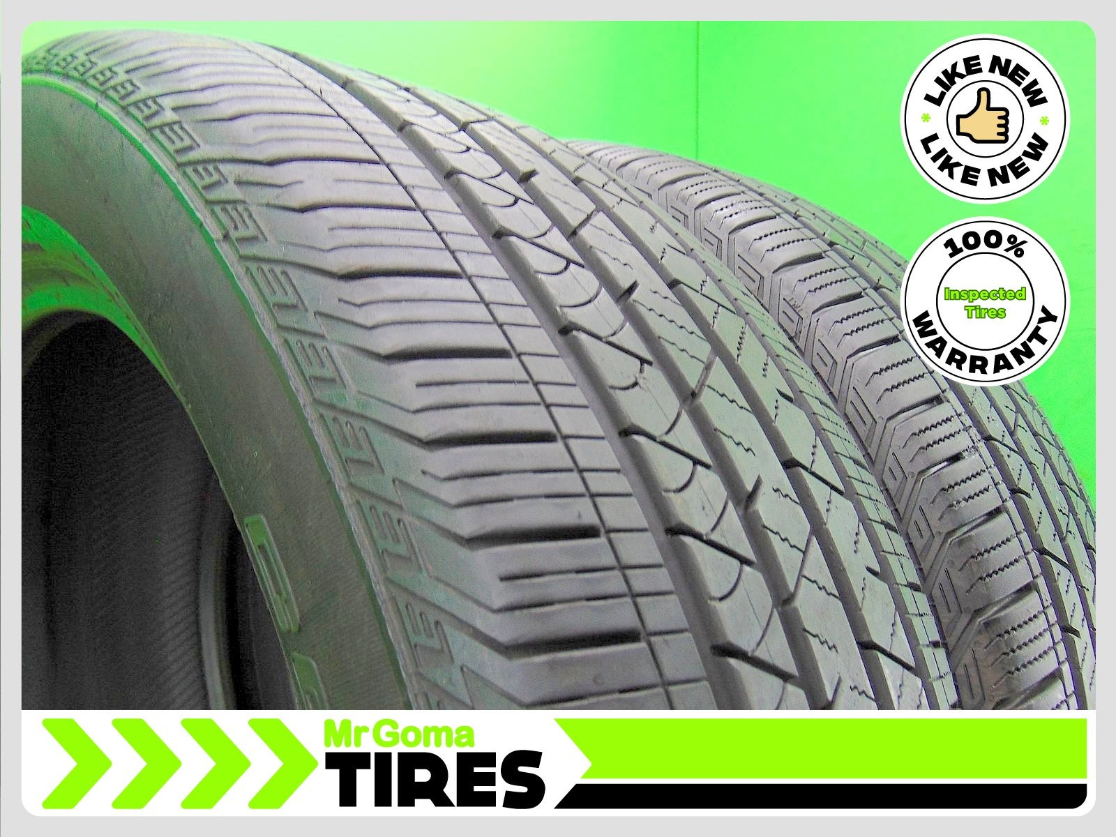 2 235/55R19 USED TIRES CONTINENTAL CROSSCONTACT LX SPORT 9.0/32 TREAD 101H