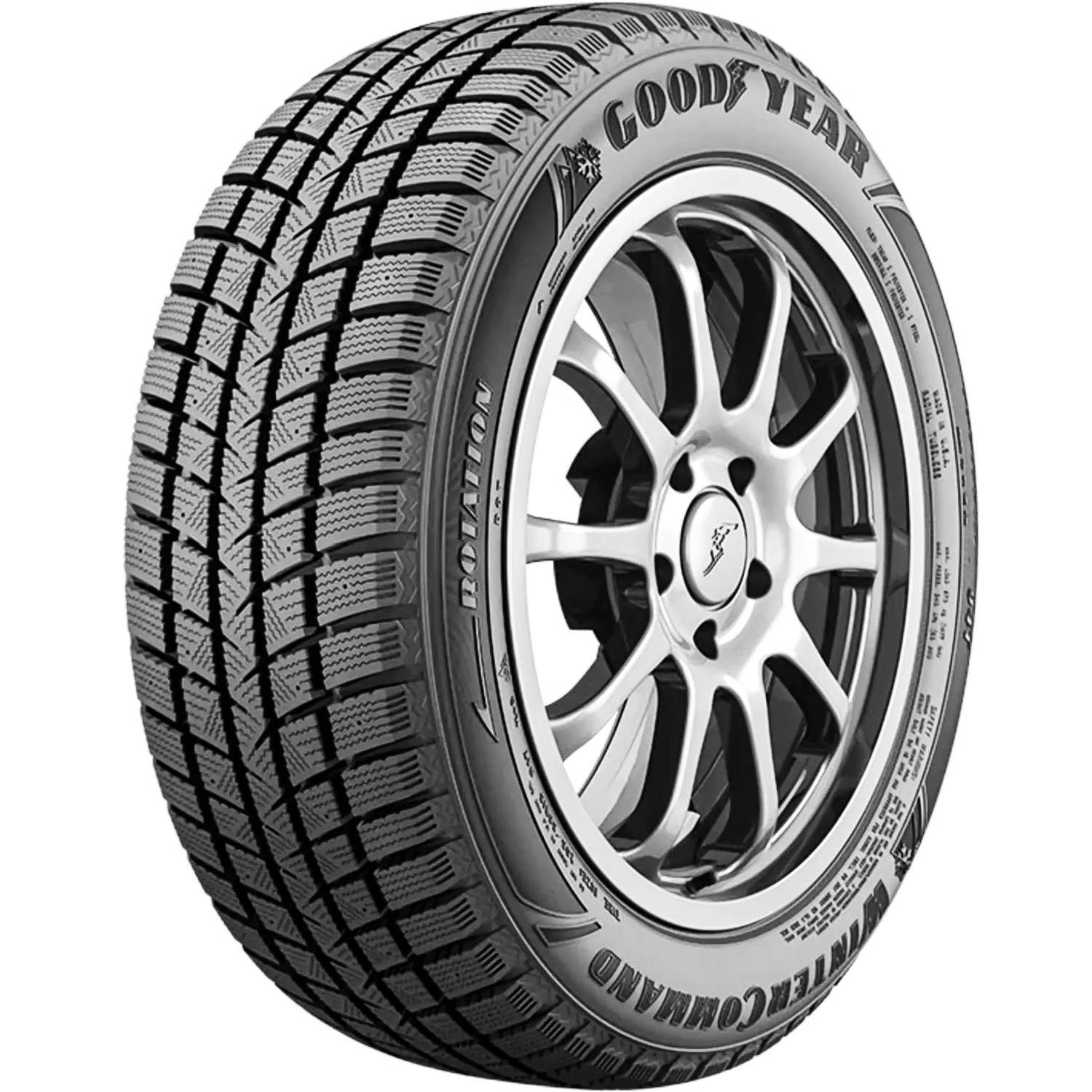 4 Tires Goodyear WinterCommand 225/60R16 98T Winter Snow