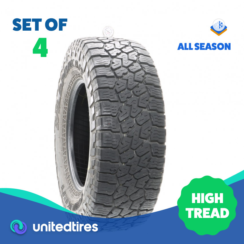 Set of (4) Used LT 285/70R17 Falken Wildpeak A/T3W 116/113Q – 11.5-12/32
