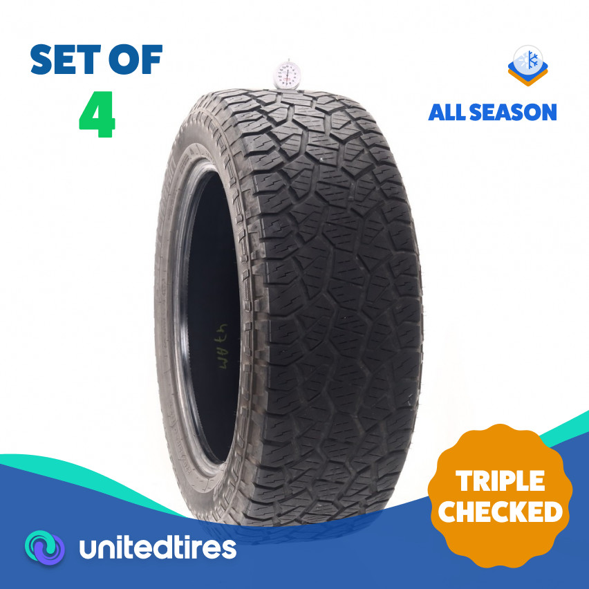 Set of (4) Used 275/55R20 Pathfinder All Terrain 117T – 7/32