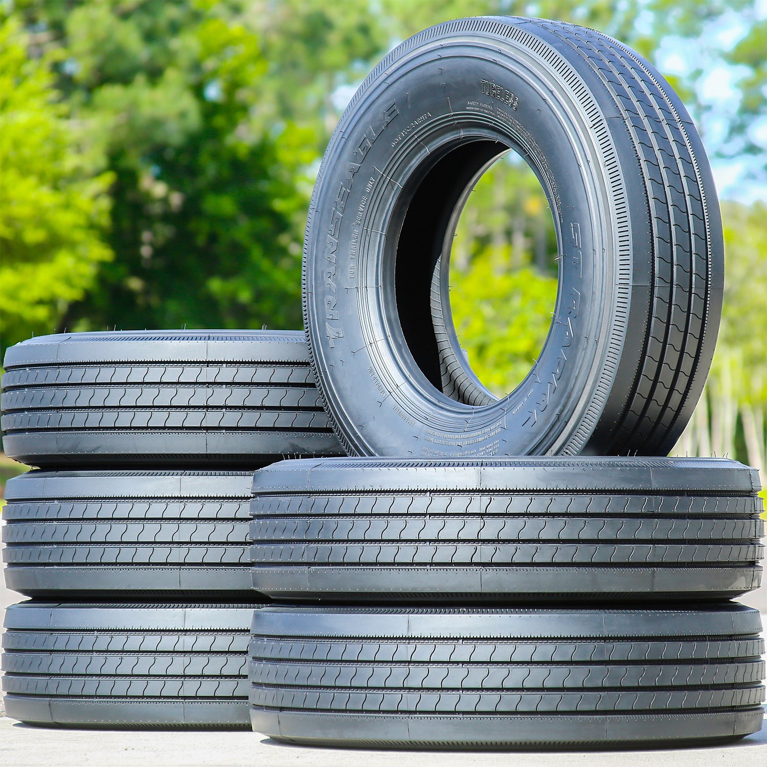 2 Tires 205/90R15 Transeagle ST Radial Semi-Steel Trailer Load E 10 Ply
