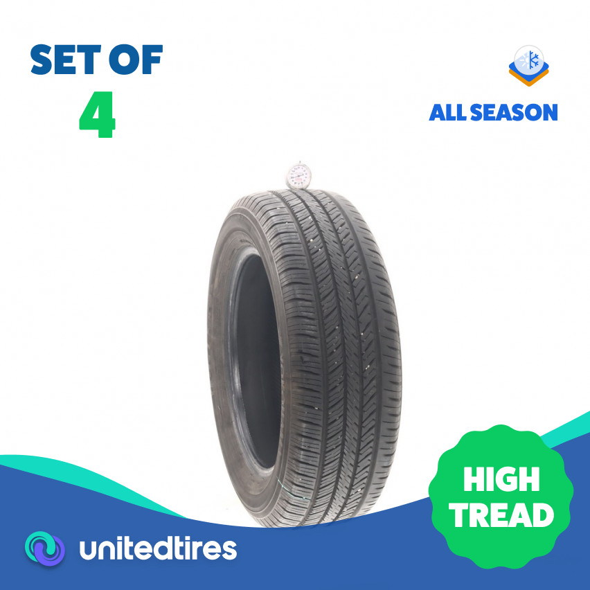 Set of (4) Used 205/60R16 Yokohama YK-GTX 92V – 9.5-11/32 (ZVOJ)