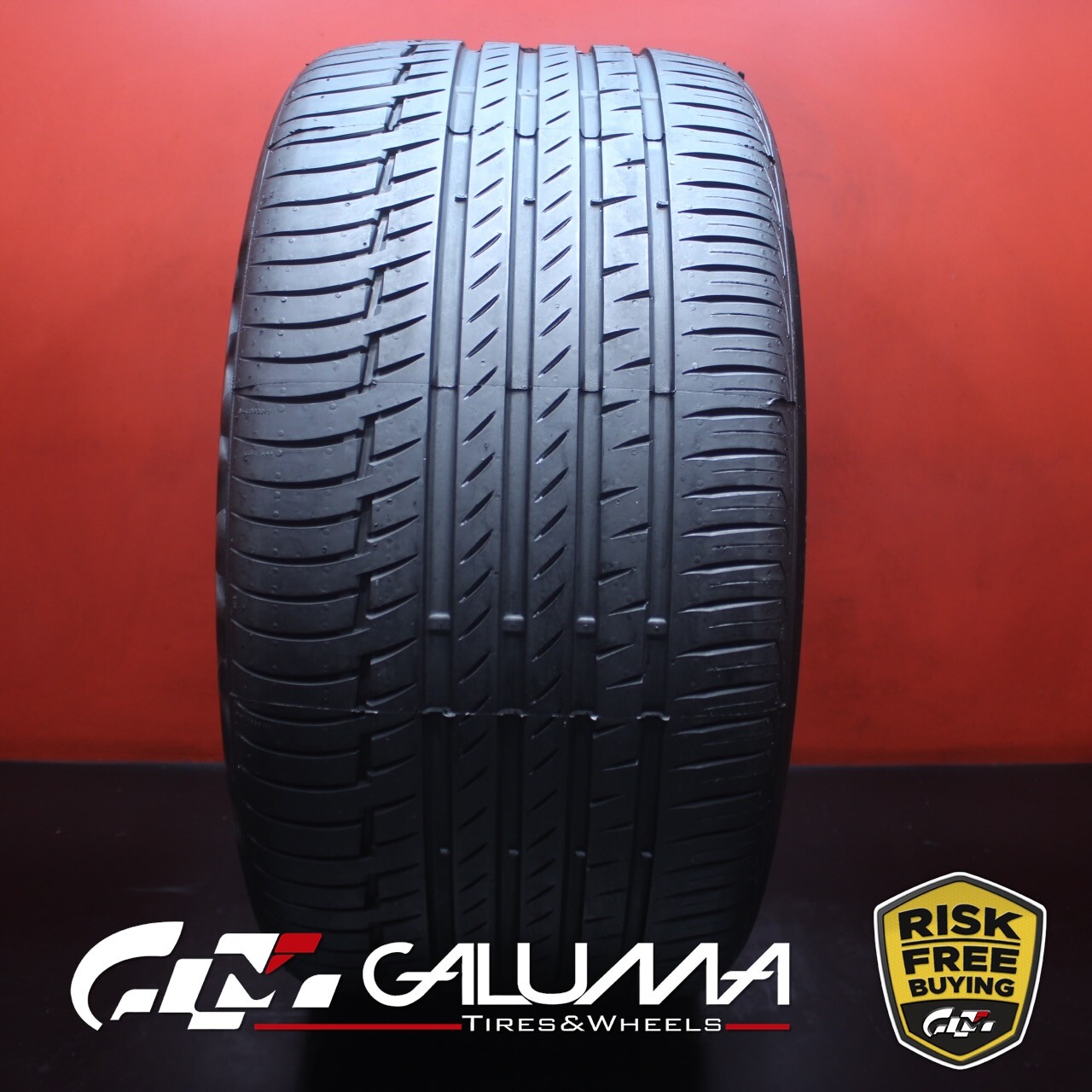 1 (One) Tire LikeNEW Continental PremiumContact 6 315/30R22 315/30/22 #83100