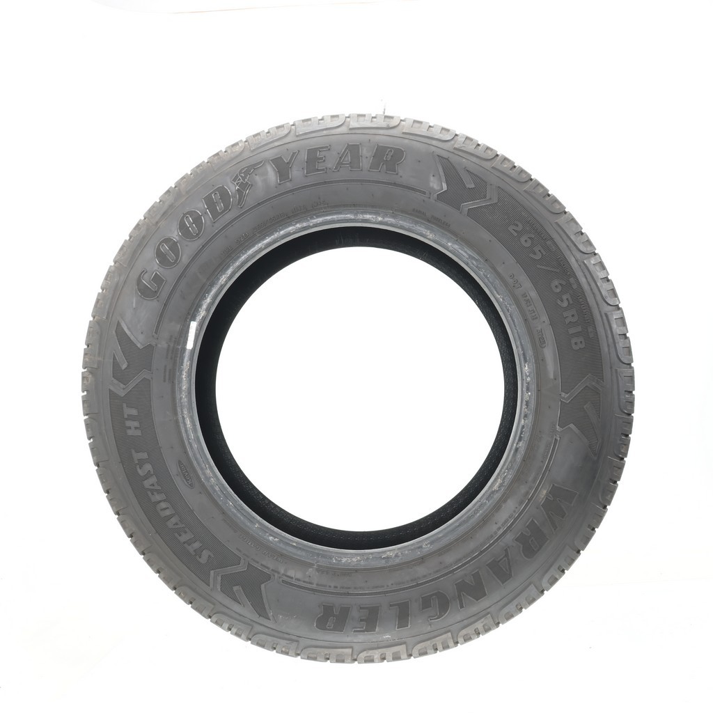 Set of (4) Used 265/65R18 Goodyear Wrangler Steadfast HT Kevlar 114T – 7-8/32