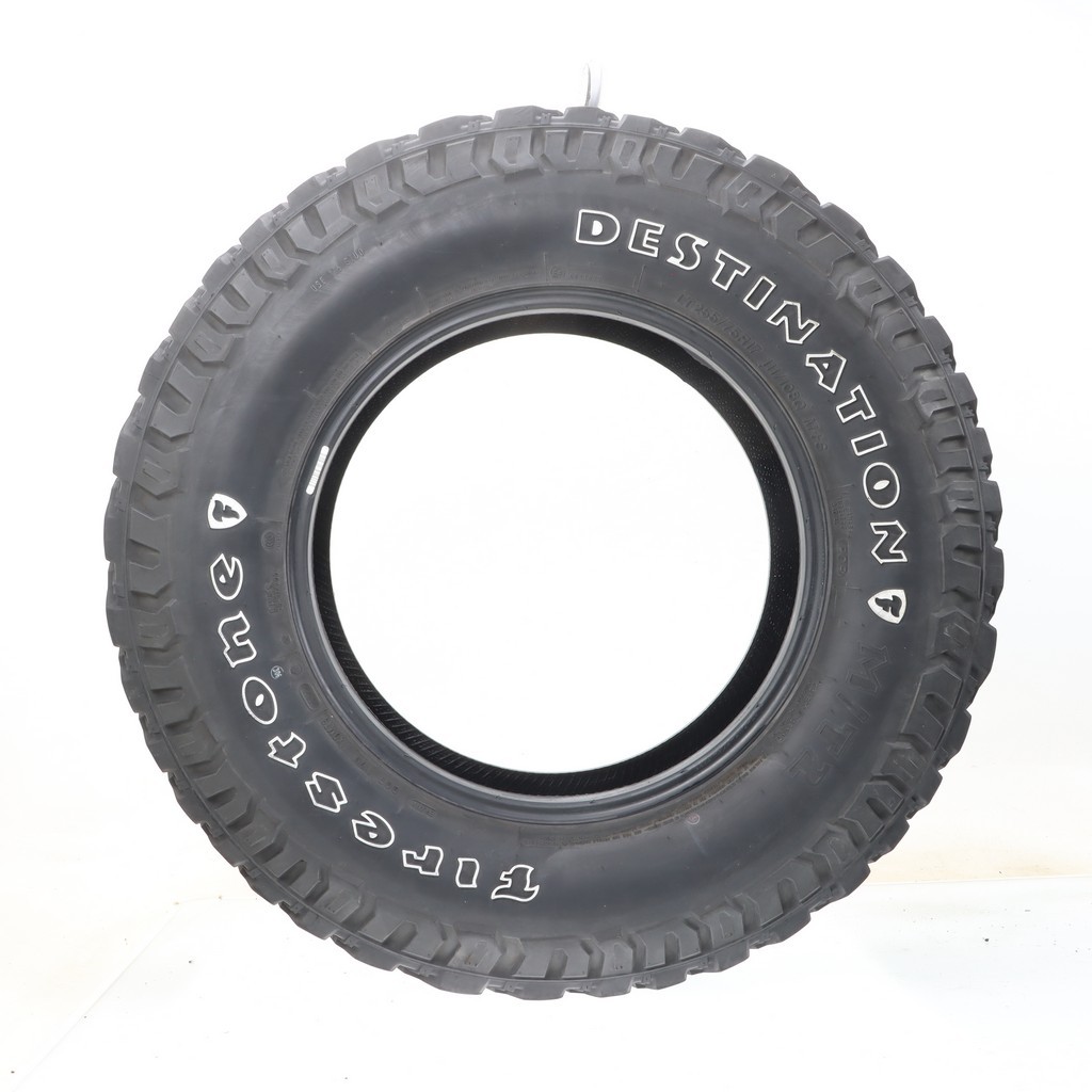 Set of (4) Used LT 255/75R17 Firestone Destination M/T2 – 9-10/32