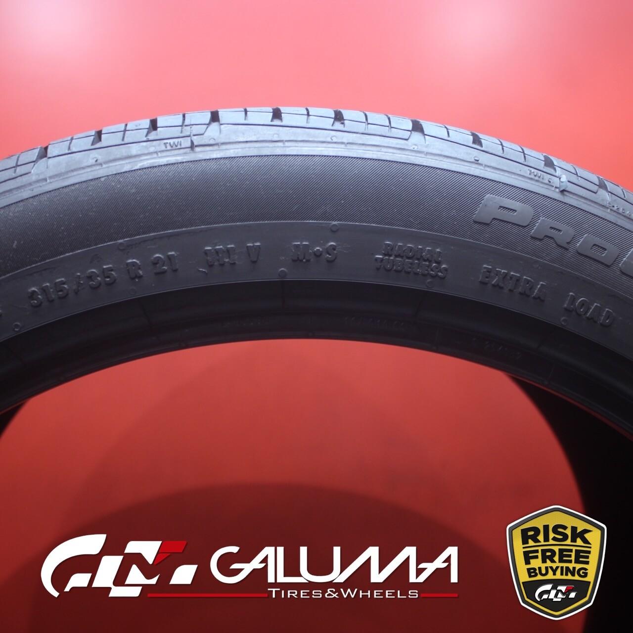 1 (One) Tire LikeNEW Continental ProContact TX 315/35R21 315/35/21 3153521 84319