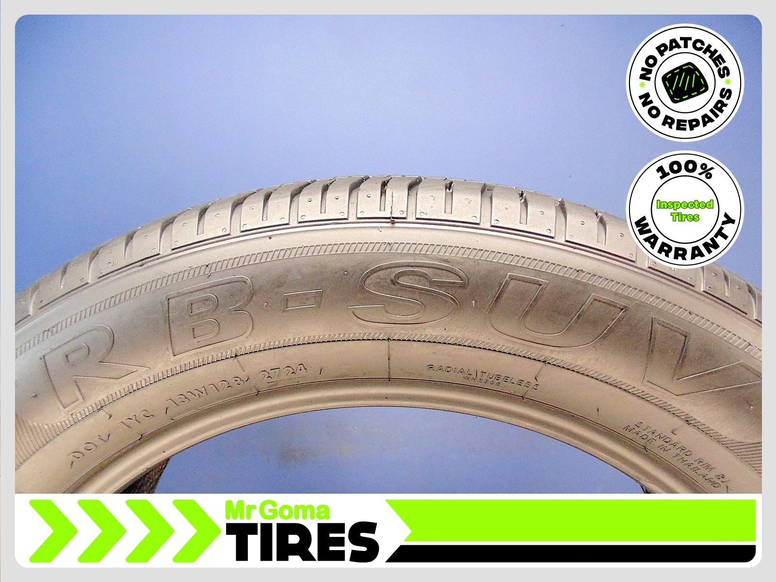 2 IROMAN RB-SUV XL 255/55R20 USED TIRES 8.8/32 TREAD 110H NO PATCHES 2555520