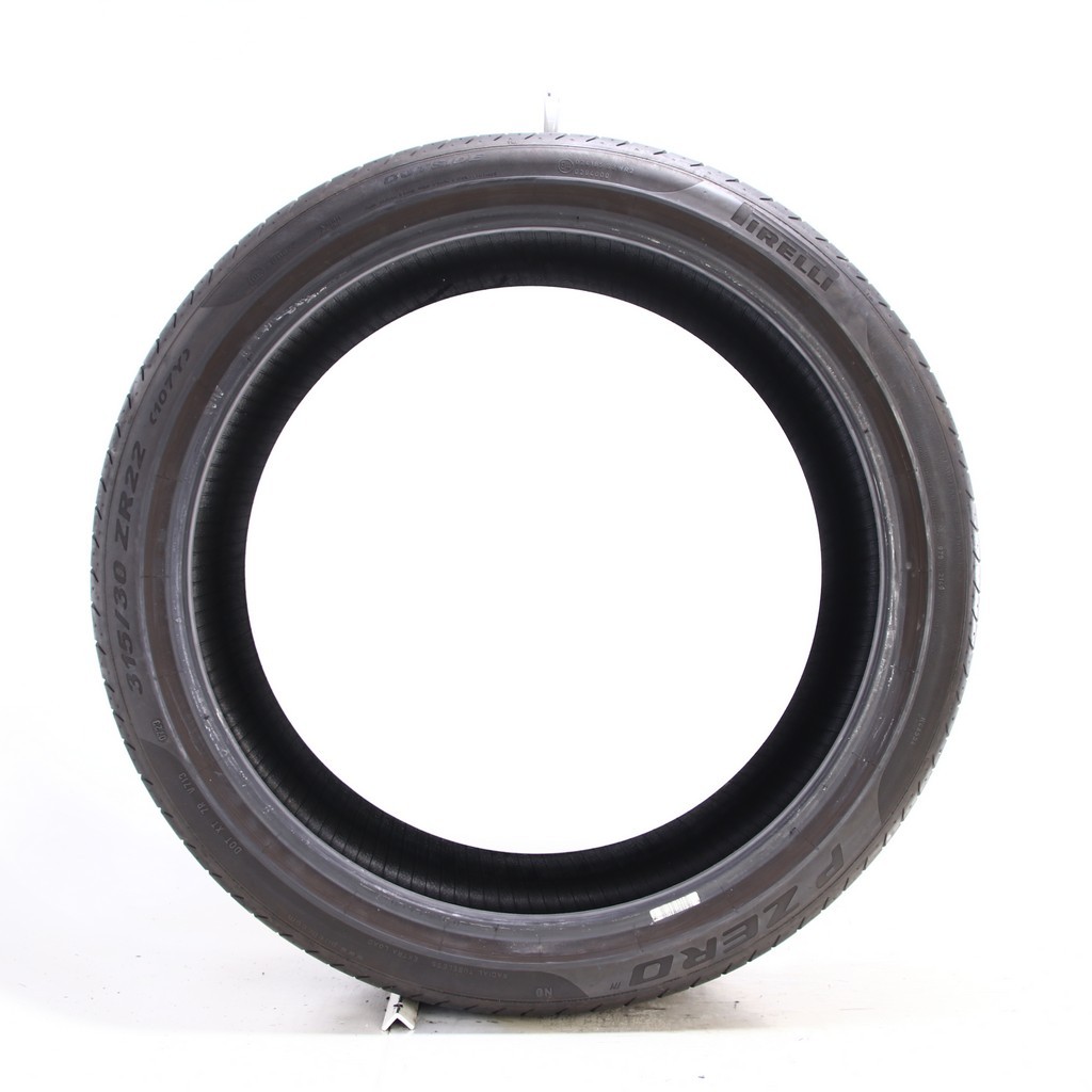 Set of (4) Used 315/30ZR22 Pirelli P Zero NO 107Y – 6-8/32