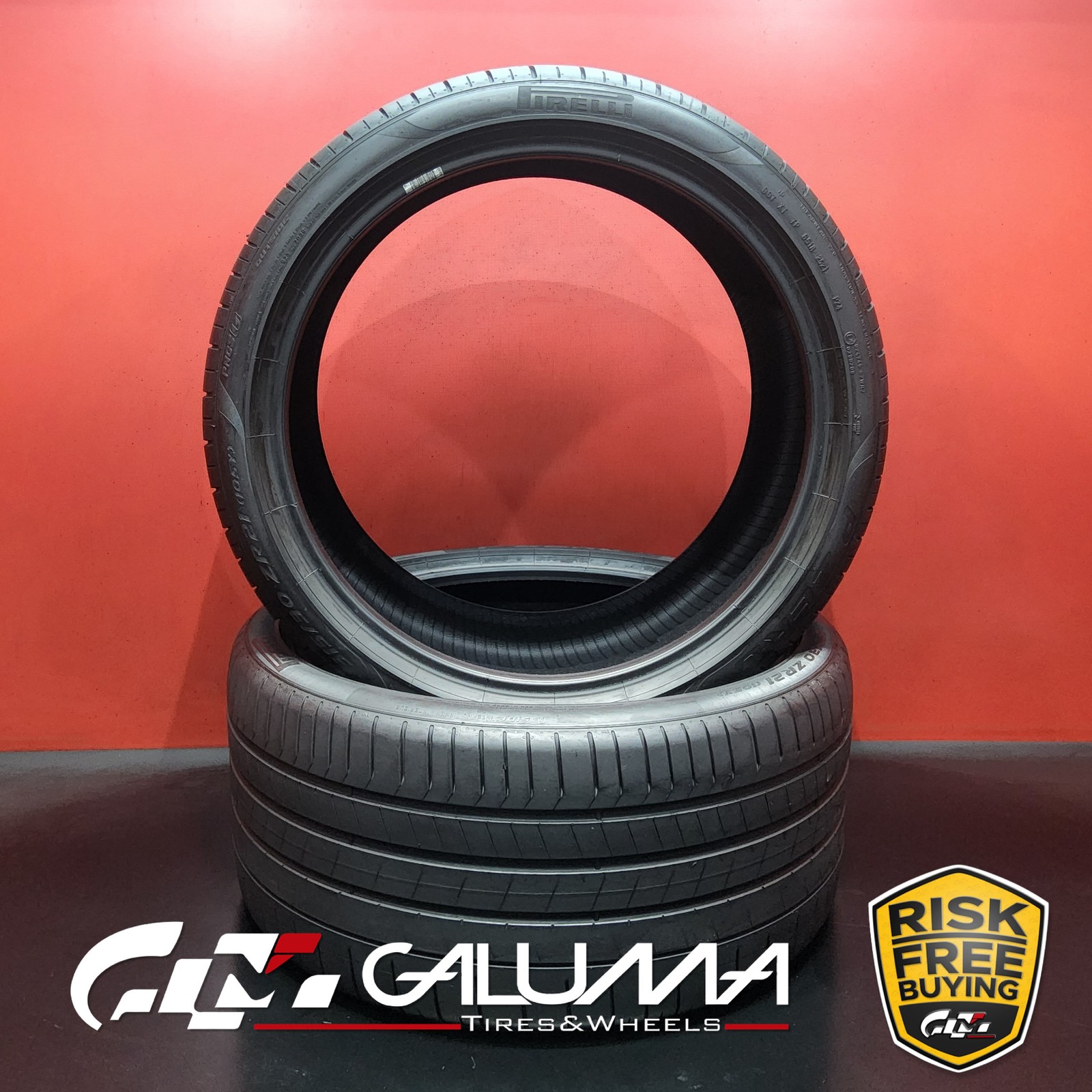 Set of 2 Tires LikeNEW Pirelli P Zero PZ4 PNCS XL ZR21 315/30/21 No Patch 92542