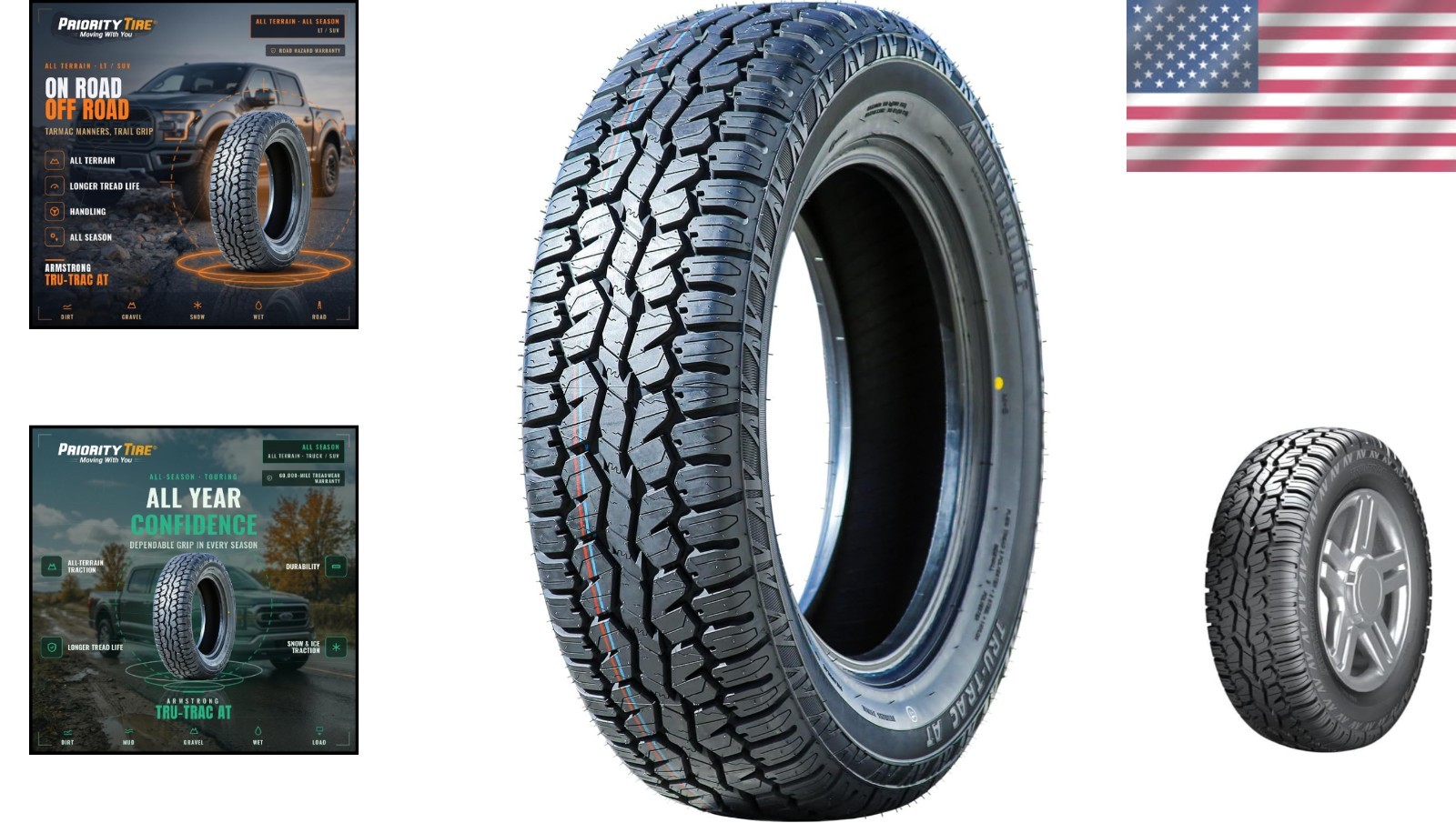 All-Terrain Off-Road Radial Tire 265/70R17 116T XL