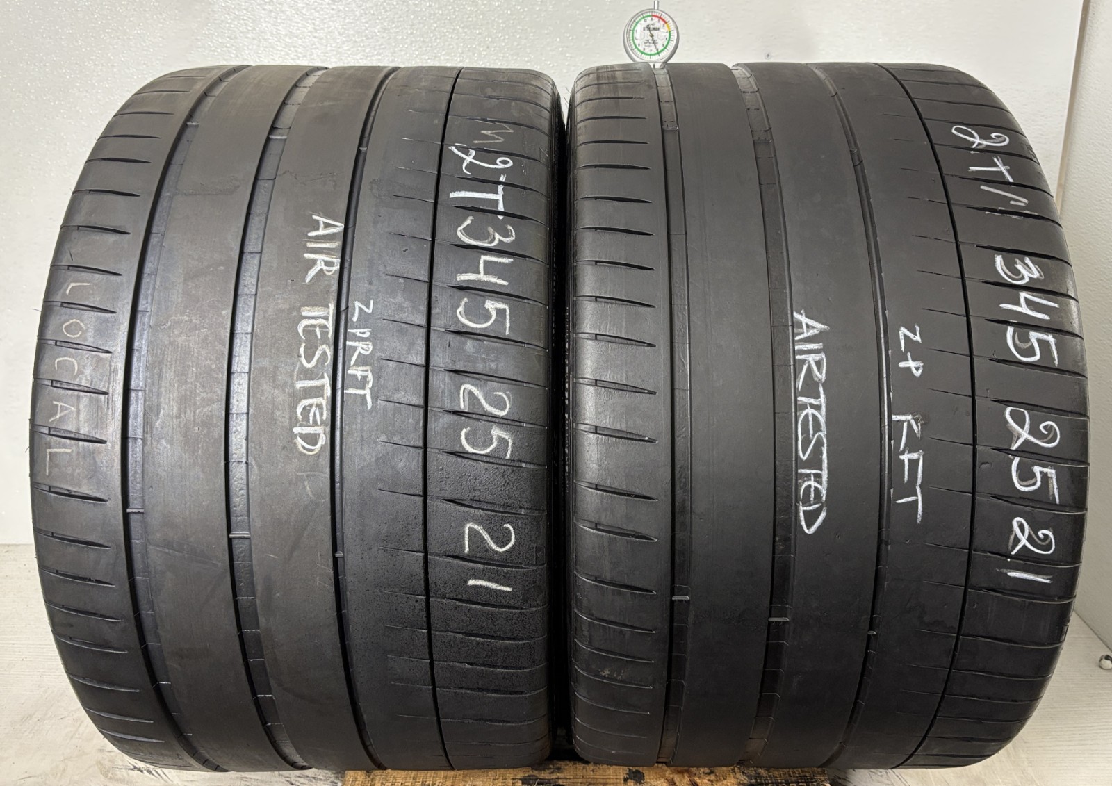 NO SHIPPING ONLY LOCAL PICK UP 2 Tires 345 25 21 Michelin Pilot Sport 4 S ZP RFT