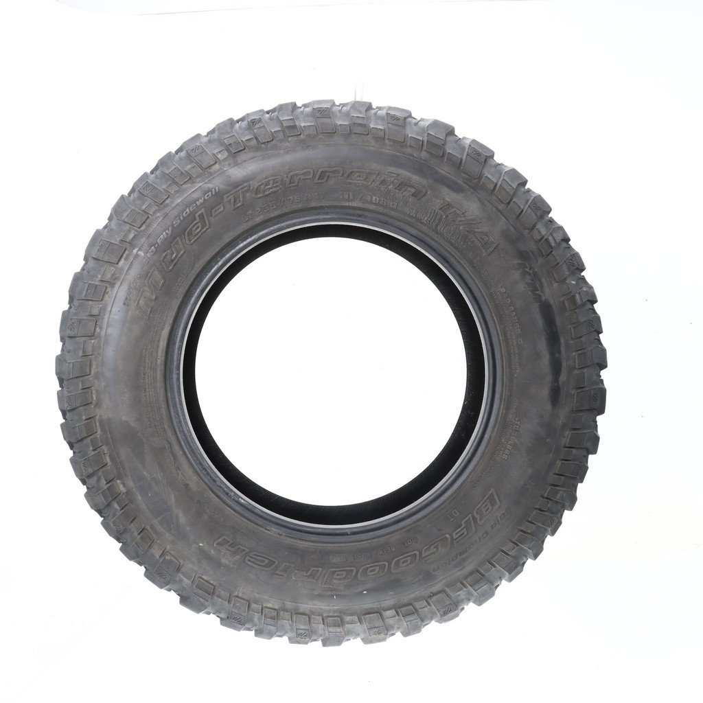 Used LT 255/75R17 BFGoodrich Mud-Terrain T/A KM 111/108Q – 11.5/32