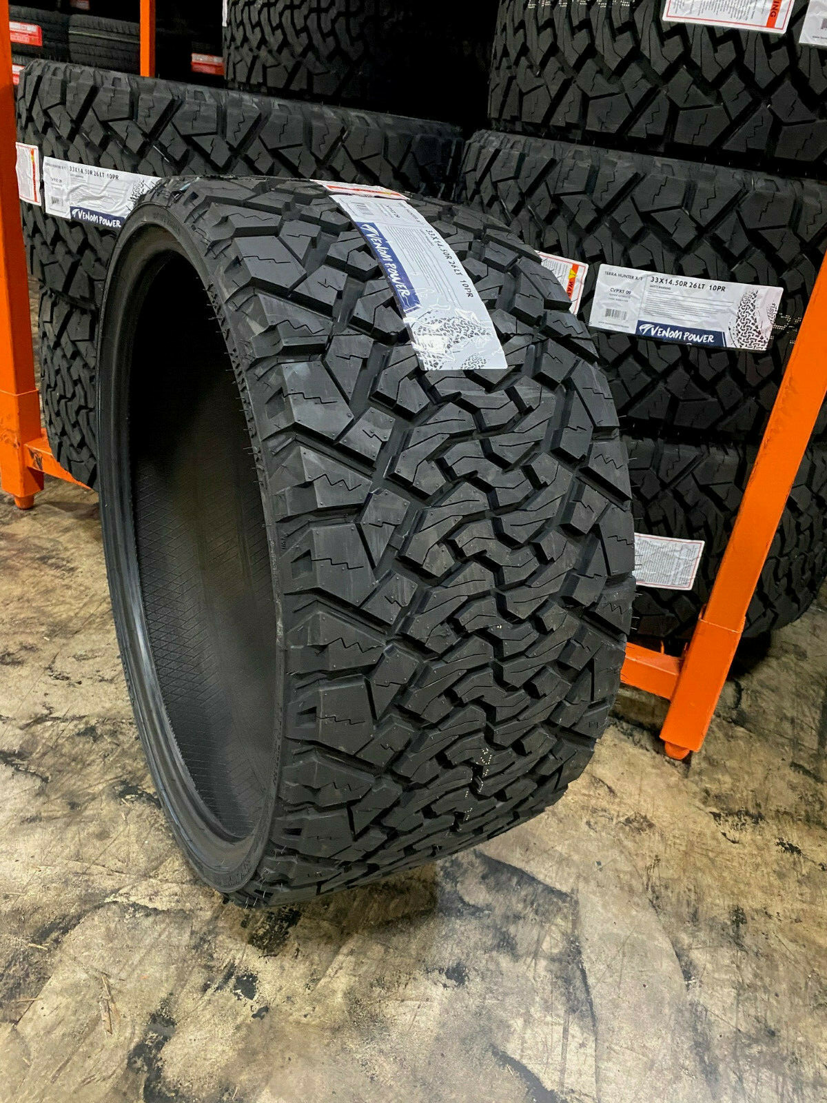 1 NEW 33X14.50R26 E Venom Terra Hunter XT 33 14.50 26 All Terrain Tires AT 10ply