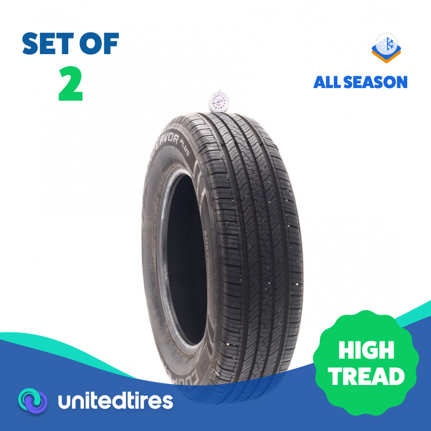 Set of (2) Used 205/70R16 Cooper Endeavor Plus 97H – 9.5/32