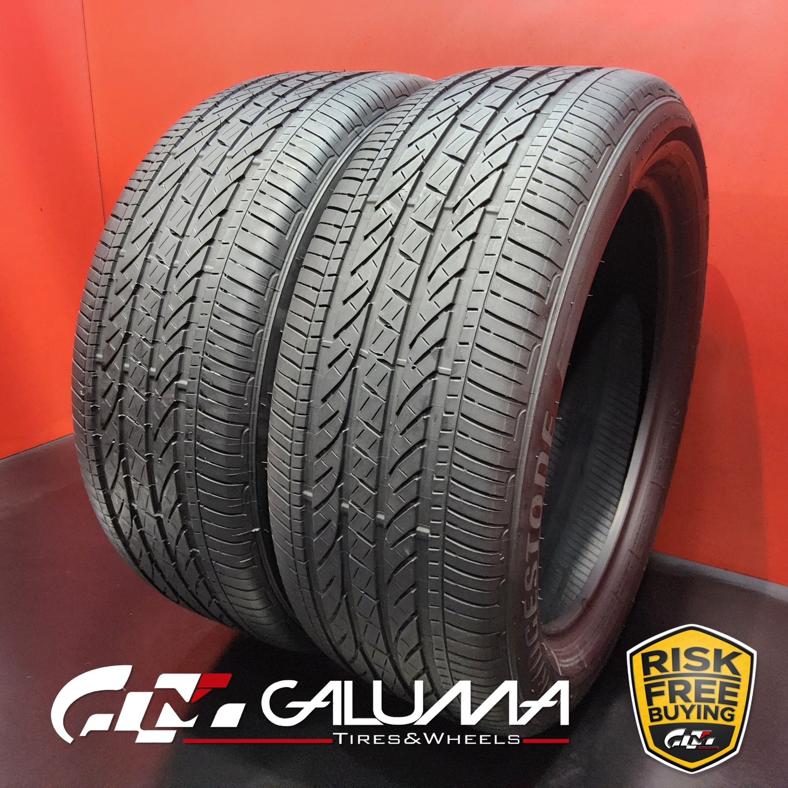 Set of 2 Tires Bridgestone Dueler H/P Sport AS RFT Run Flat XL 245/50R19 #90659