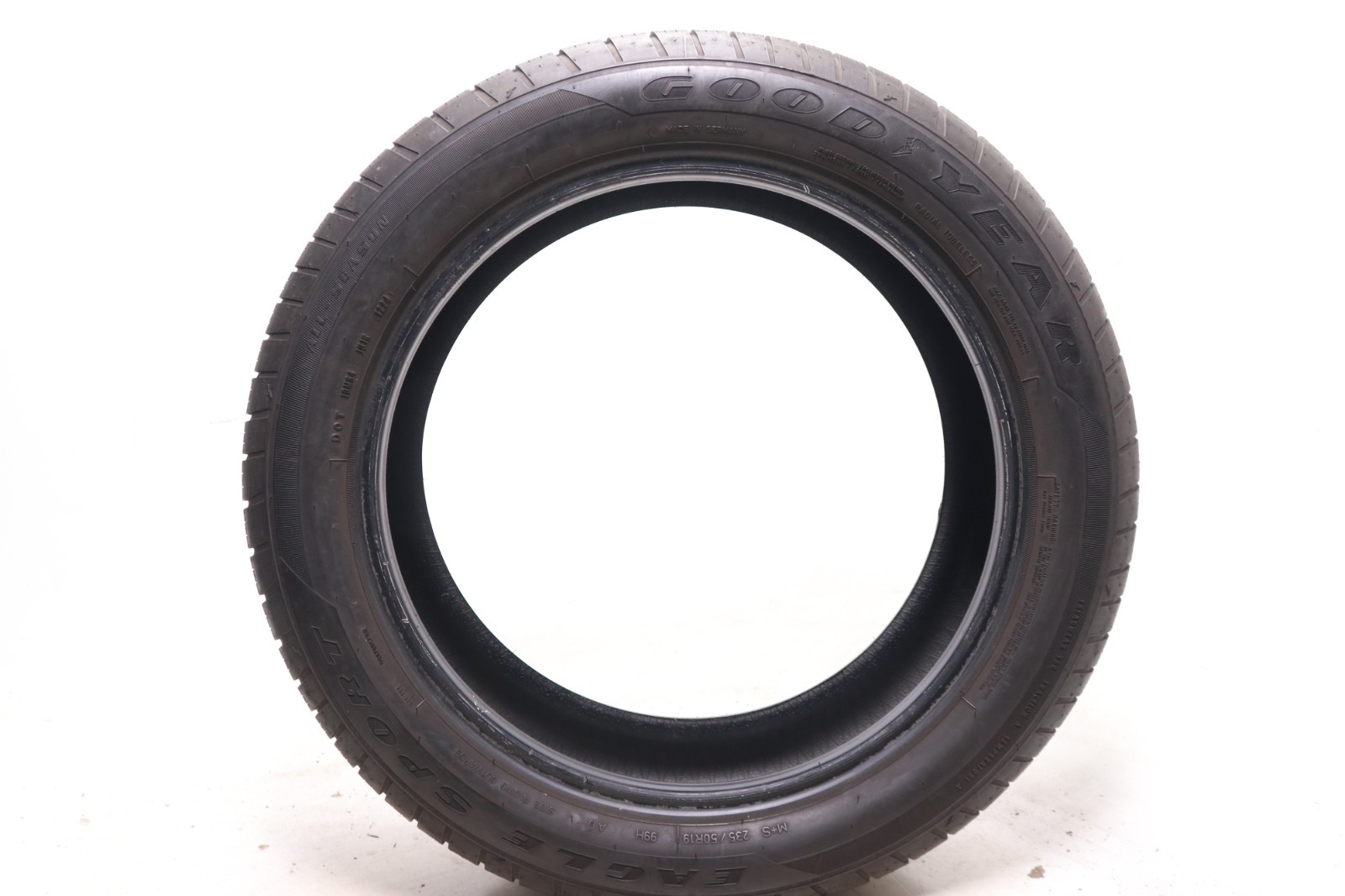 Set of 4 Used 235/50R19 Goodyear Eagle Sport AO – 99H – 9-10/32