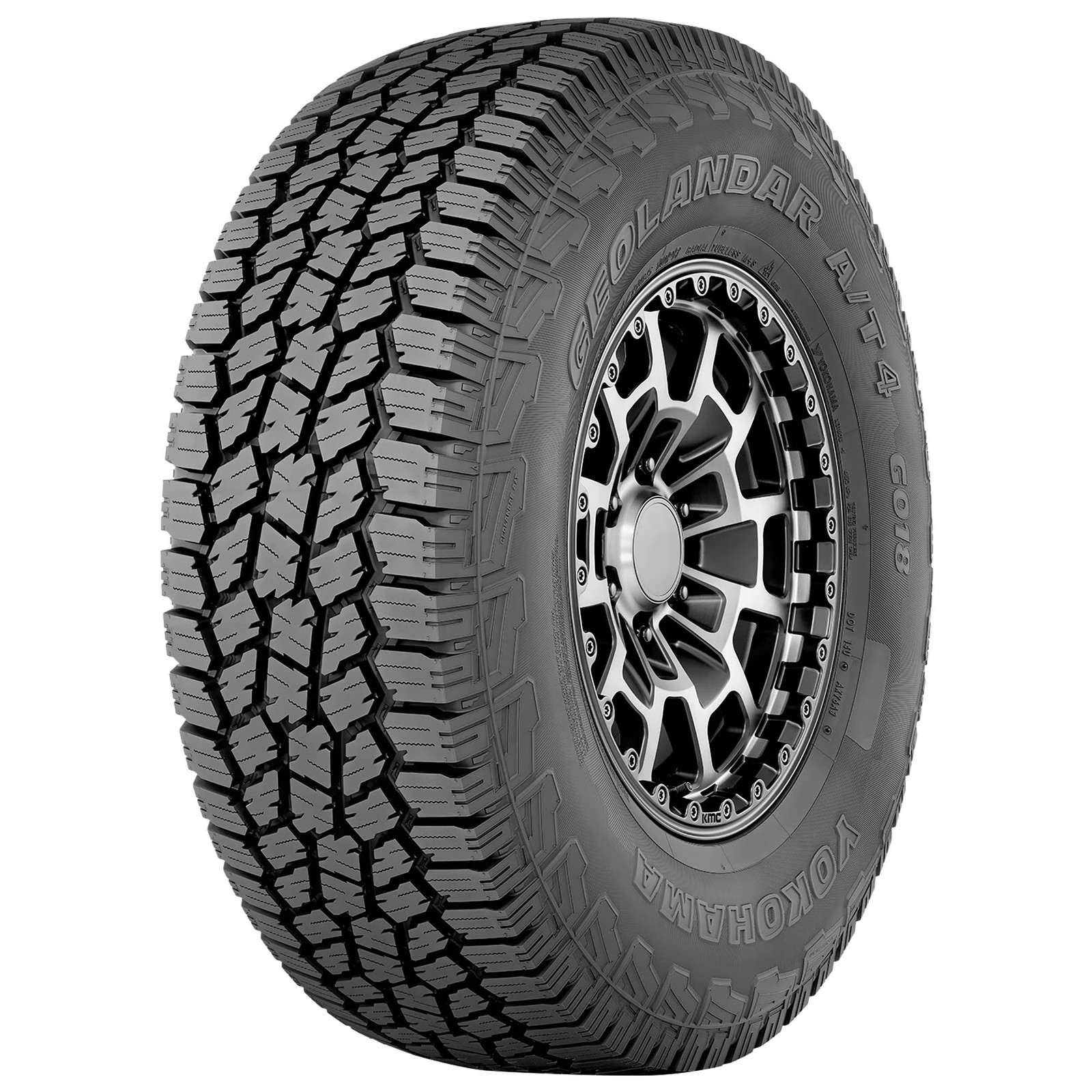 1 Yokohama Geolandar A/T4 G018 275/60R18 113H All Terrain 65K Mi Warranty 660AB
