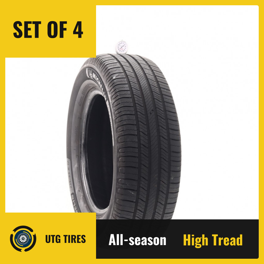 Set of (4) Used 235/65R17 Michelin Defender 2 104H – 9-10/32